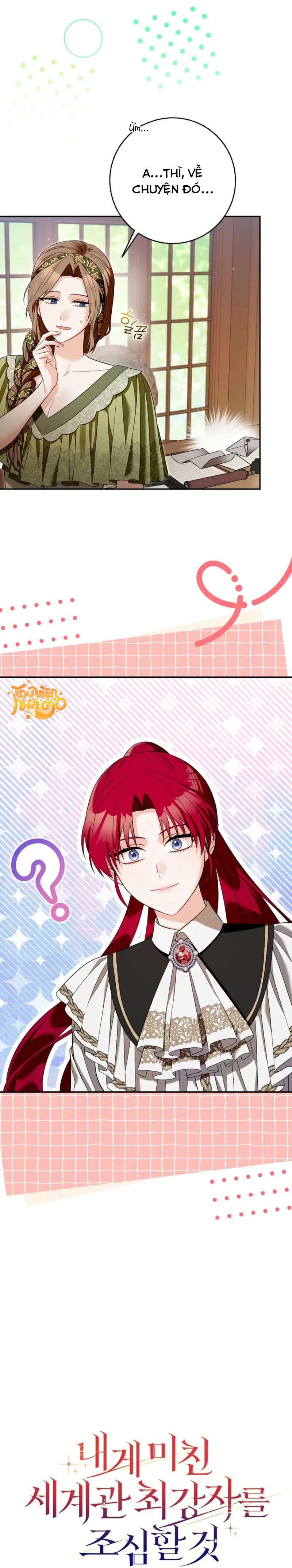 Hãy Cẩn Thận Với Người Đàn Ông Mạnh Nhất Đang Mê Muội Tôi Chap 40 - Next Chap 41