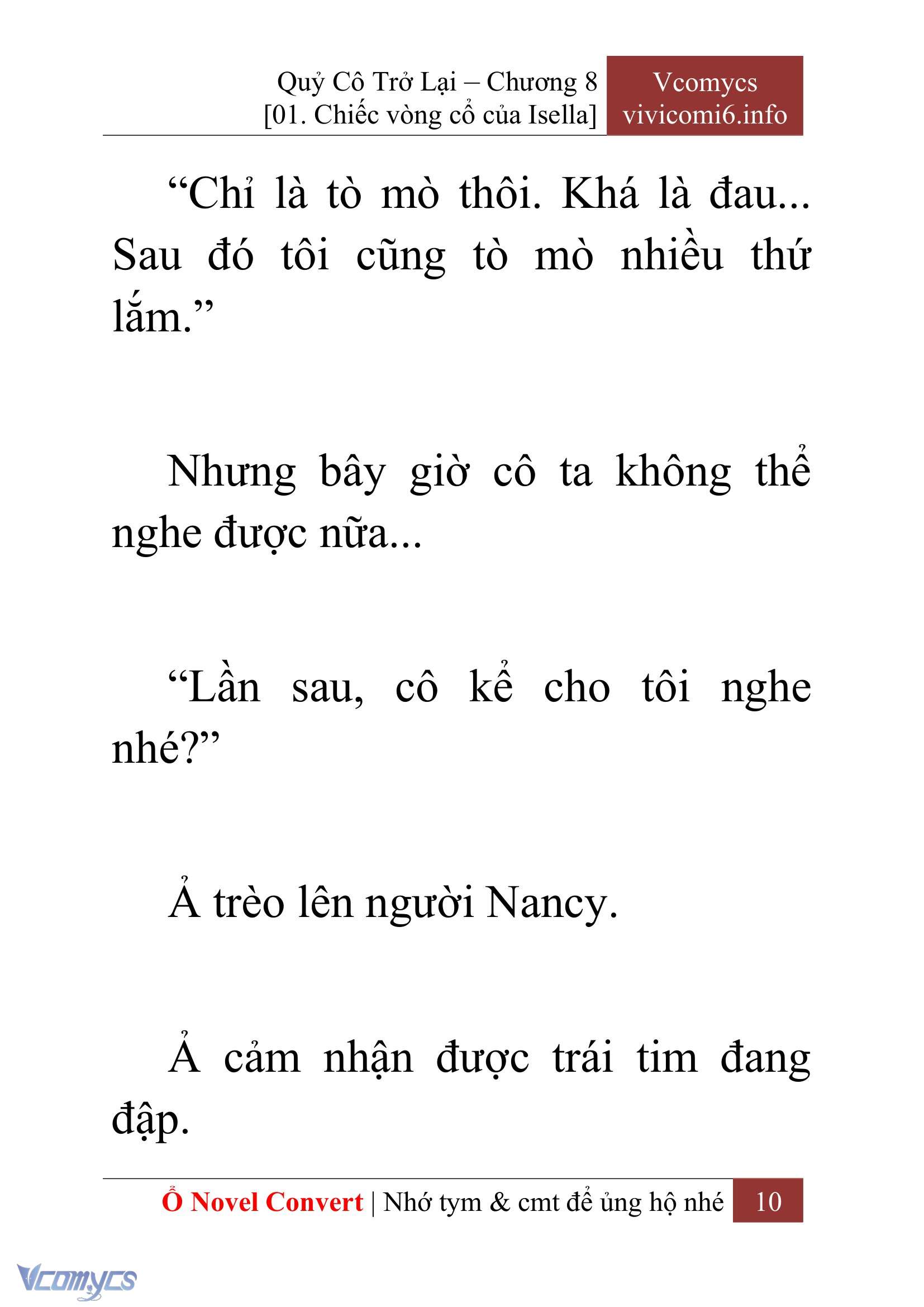 [Novel] Quý Cô Trở Lại Chap 8 - Trang 2