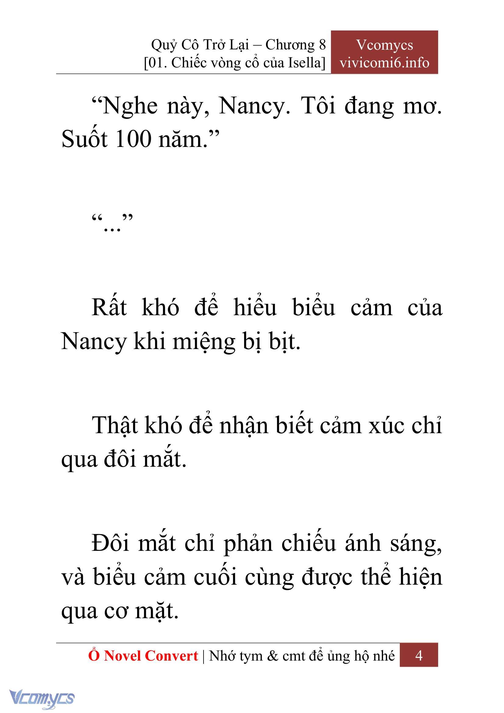 [Novel] Quý Cô Trở Lại Chap 8 - Trang 2