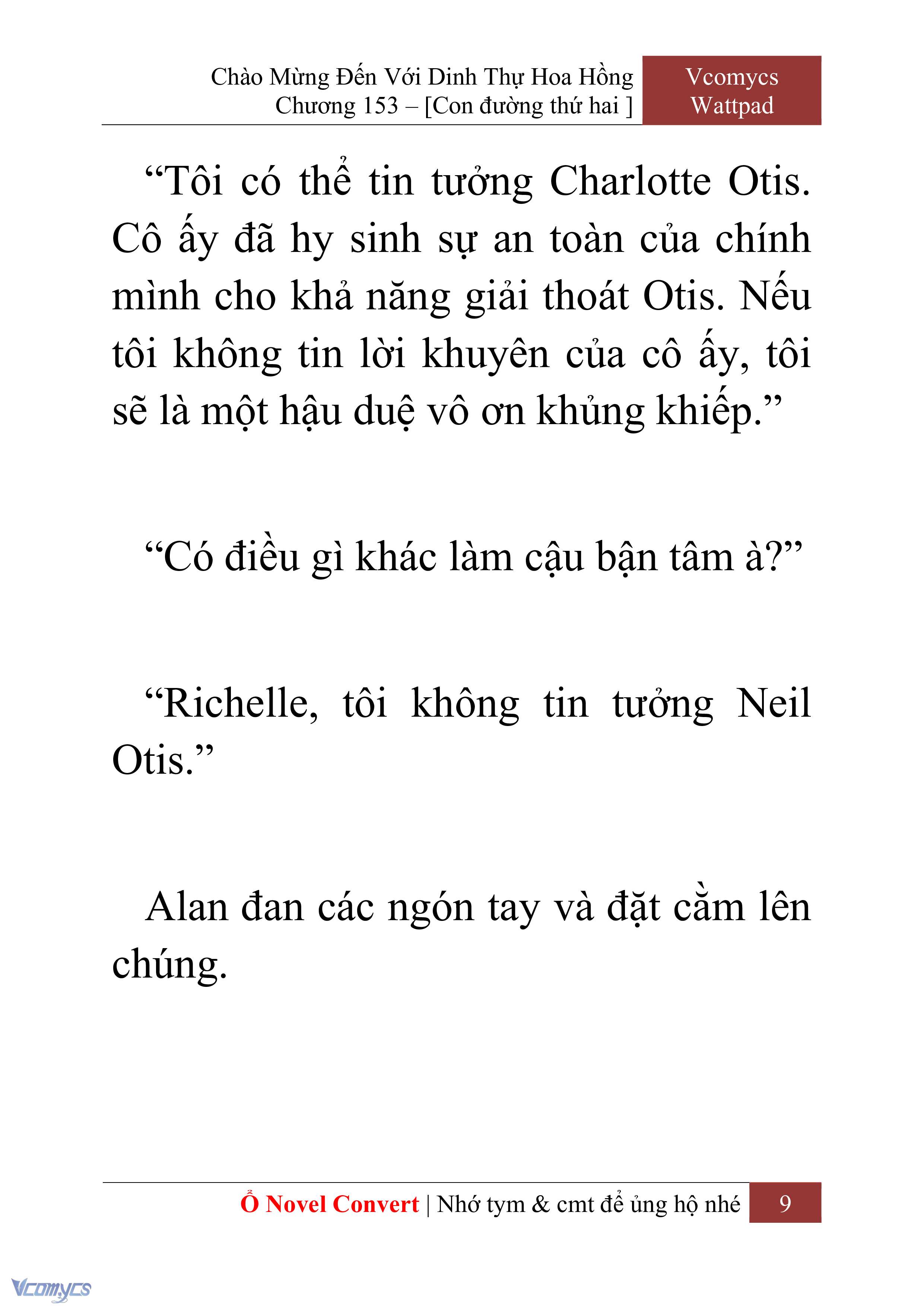 [Novel] Chào Mừng Đến Với Dinh Thự Hoa Hồng Chap 153 - Trang 2