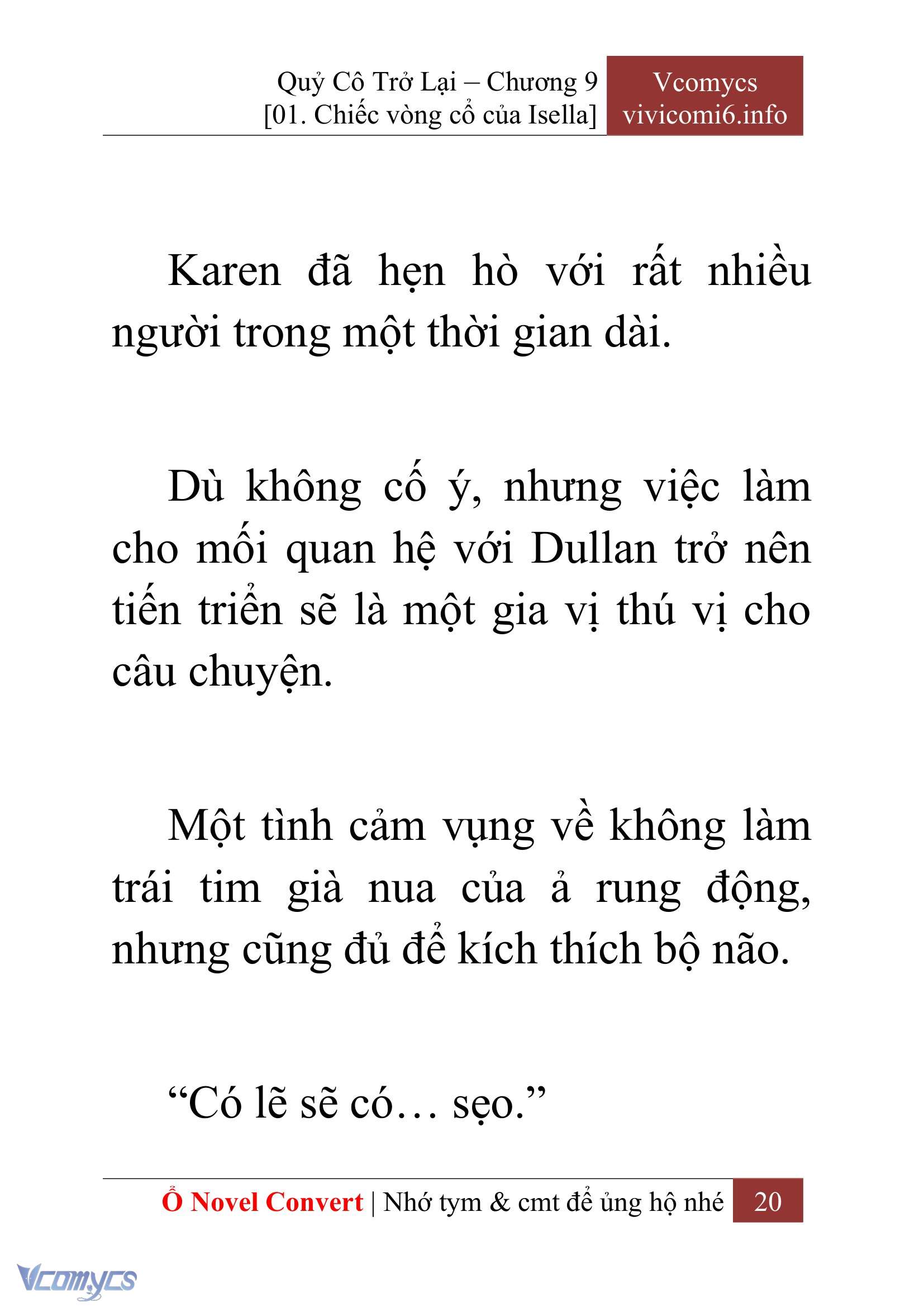 [Novel] Quý Cô Trở Lại Chap 9 - Trang 2