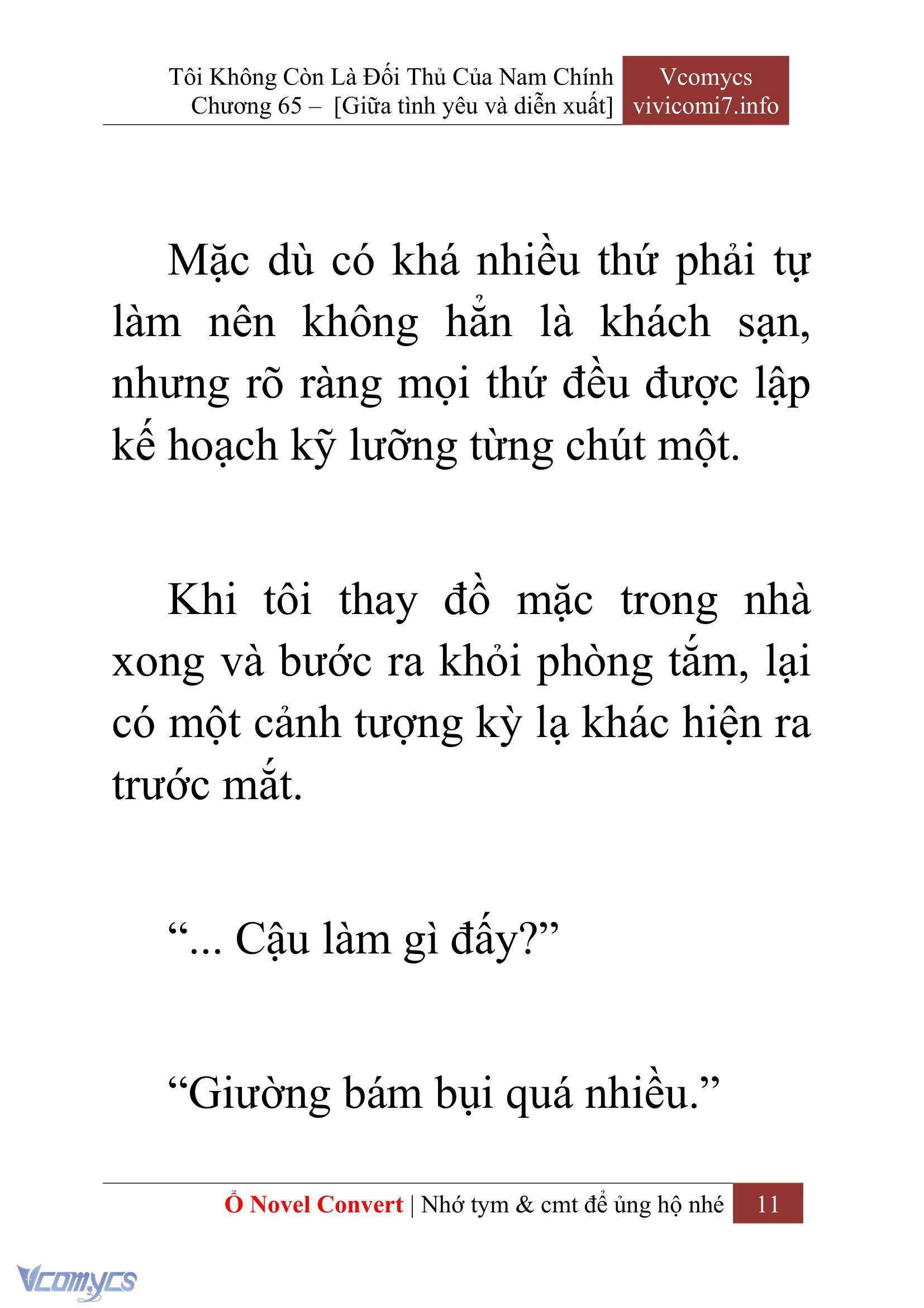 [Novel] Tôi Không Còn Là Đối Thủ Của Nam Chính Chap 65 - Trang 2