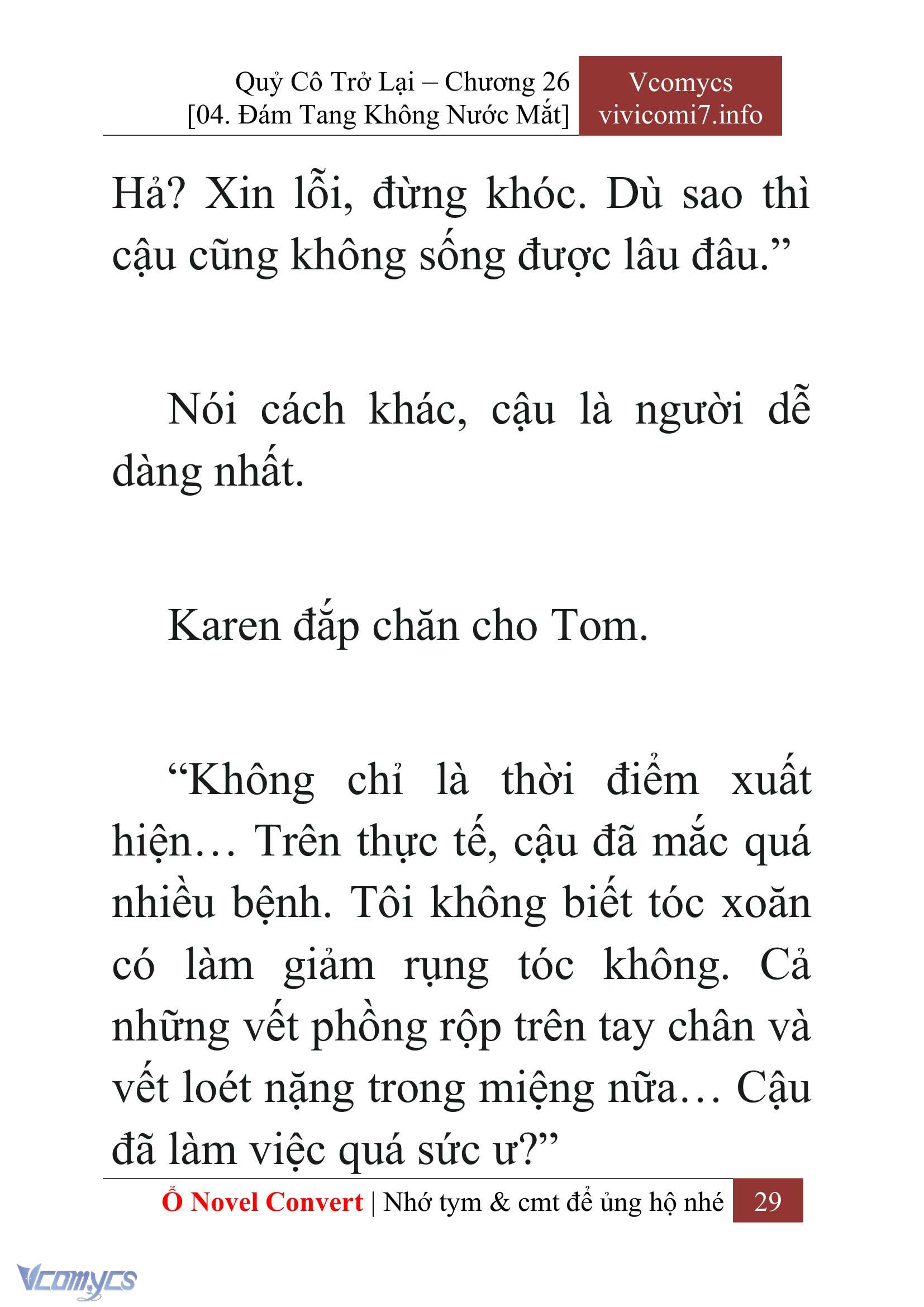 [Novel] Quý Cô Trở Lại Chap 26 - Trang 2
