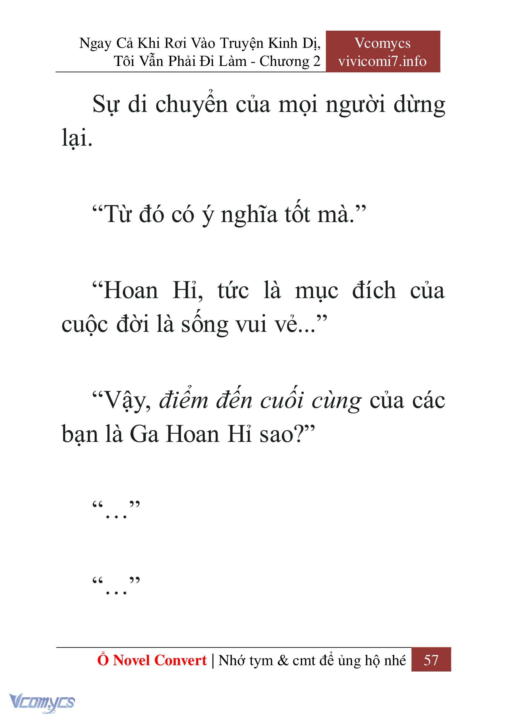 [Novel] Ngay Cả Khi Rơi Vào Truyện Kinh Dị, Tôi Vẫn Phải Đi Làm Chap 2 - Next 