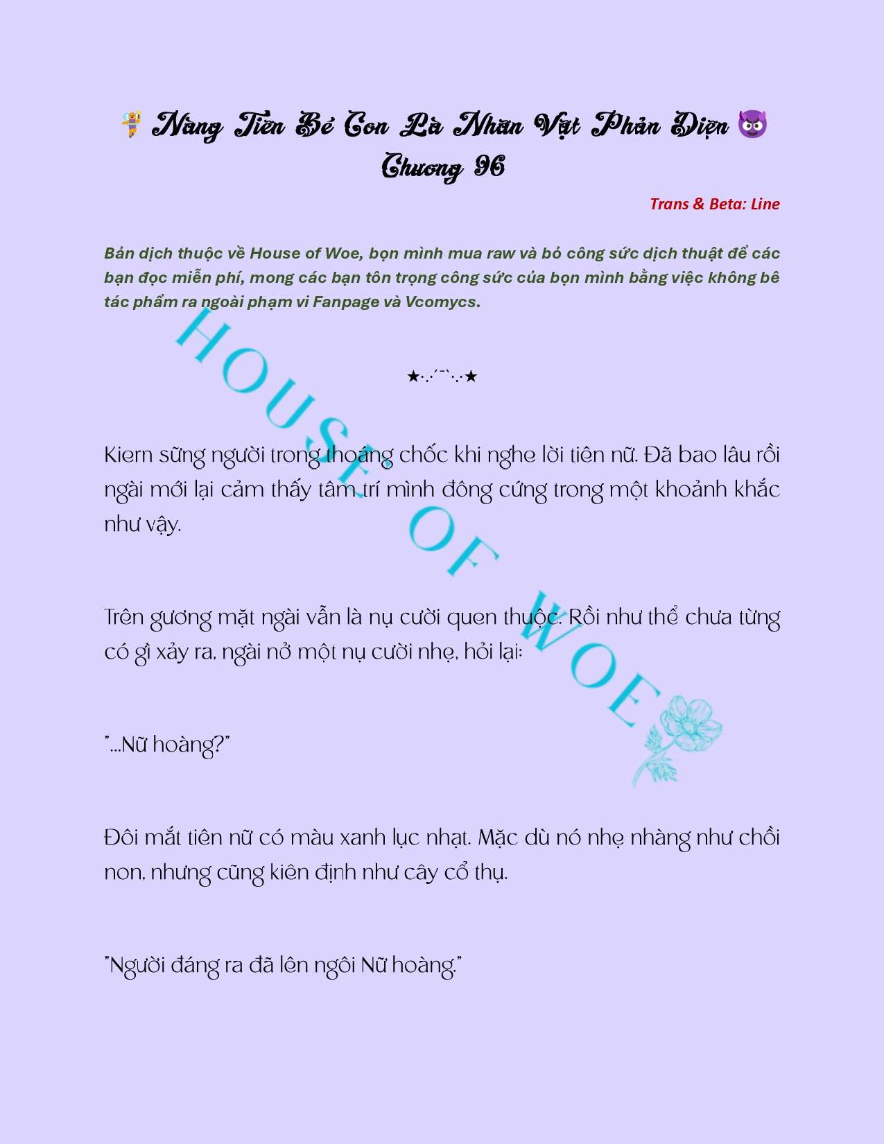 [NOVEL] NÀNG TIÊN BÉ CON LÀ NHÂN VẬT PHẢN DIỆN Chap 96 - Trang 2