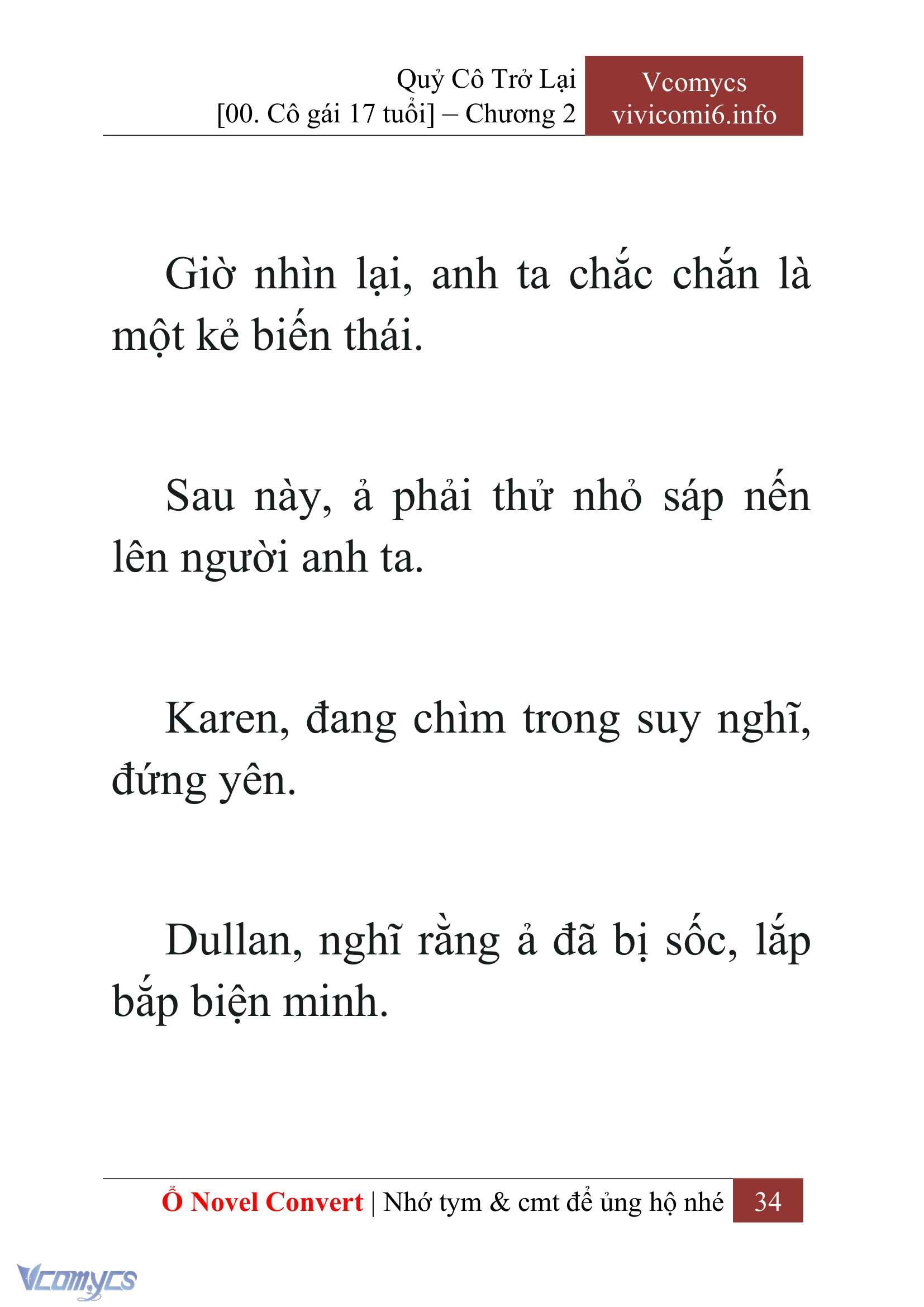 [Novel] Quý Cô Trở Lại Chap 2 - Trang 2