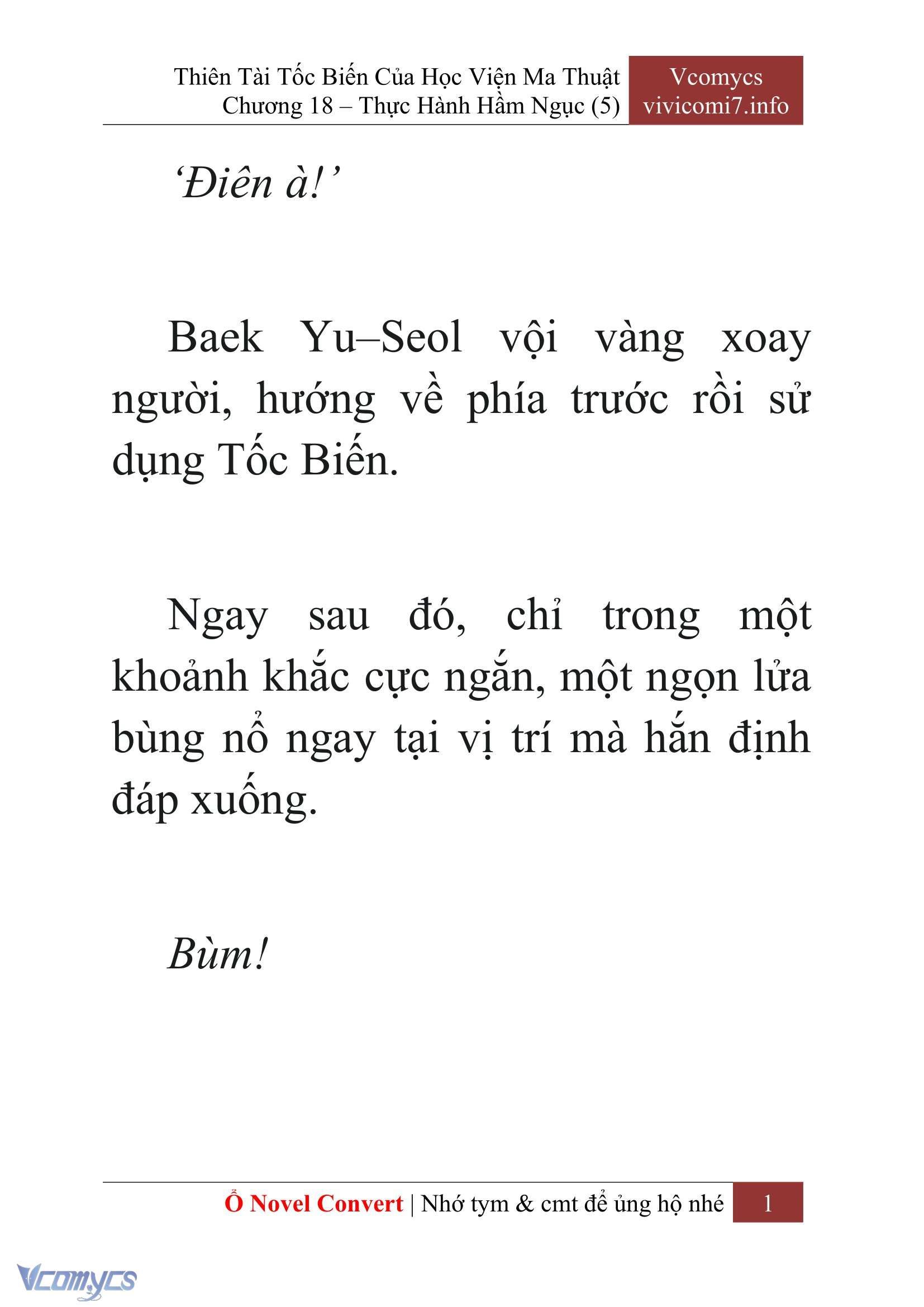 [Novel] Thiên Tài Tốc Biến Của Học Viện Ma Thuật Chap 18 - Next 