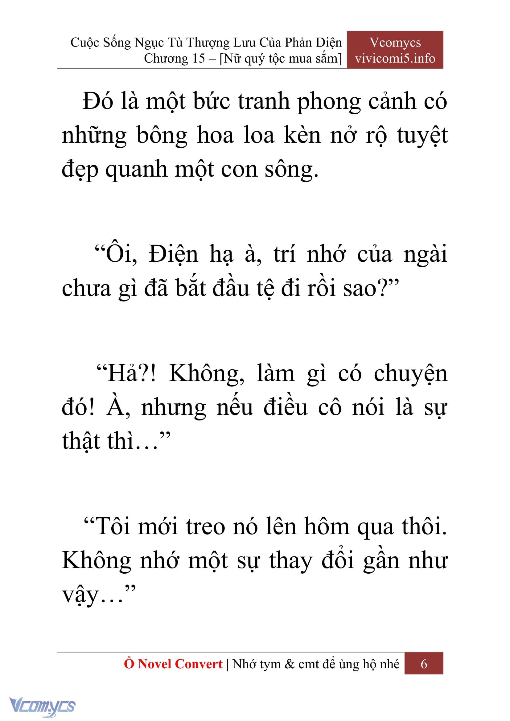[Novel] Cuộc Sống Ngục Tù Thượng Lưu Của Nhân Vật Phản Diện Chap 15 - Trang 2