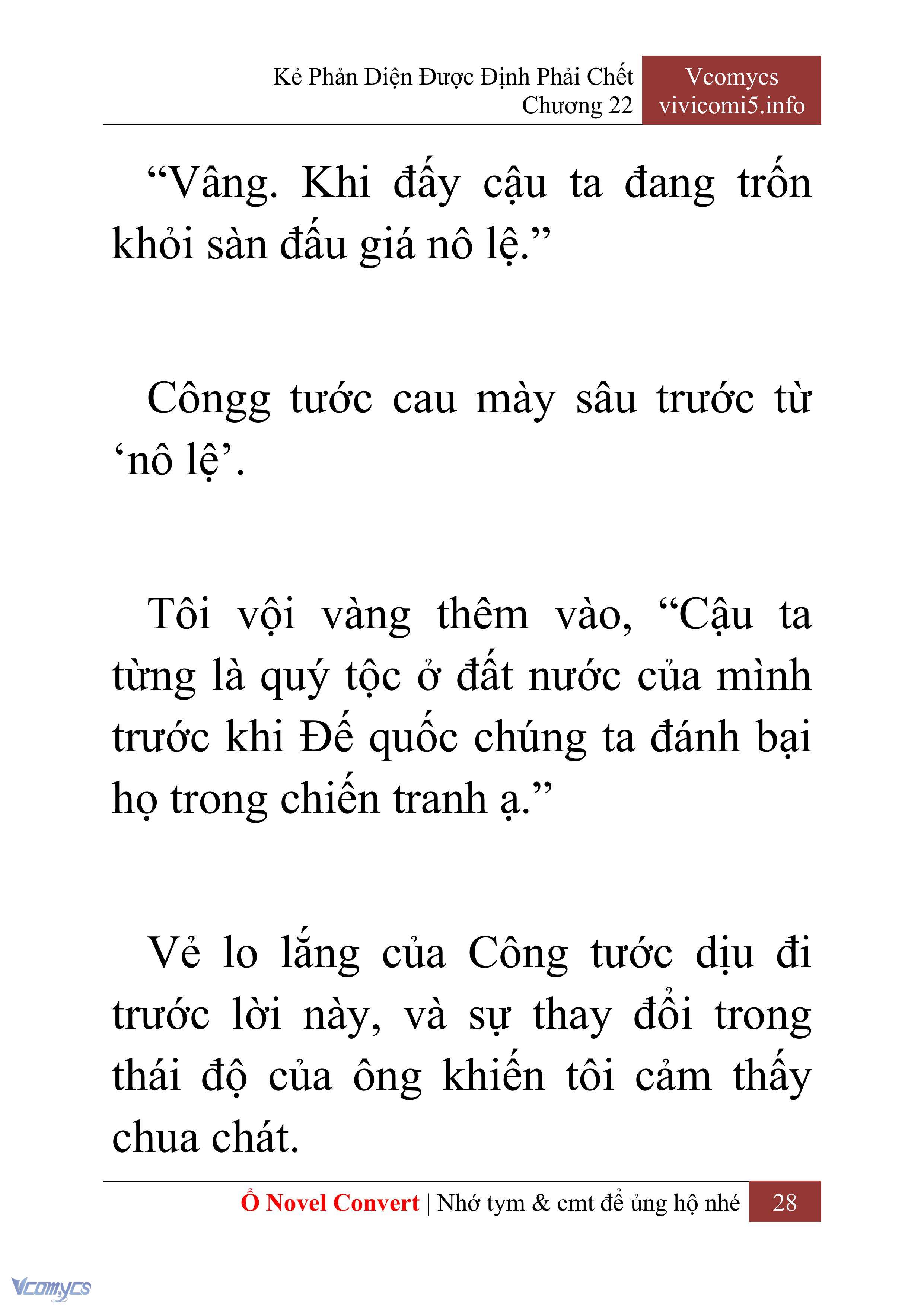 [Novel] Kẻ Phản Diện Được Định Phải Chết Chap 22 - Trang 2