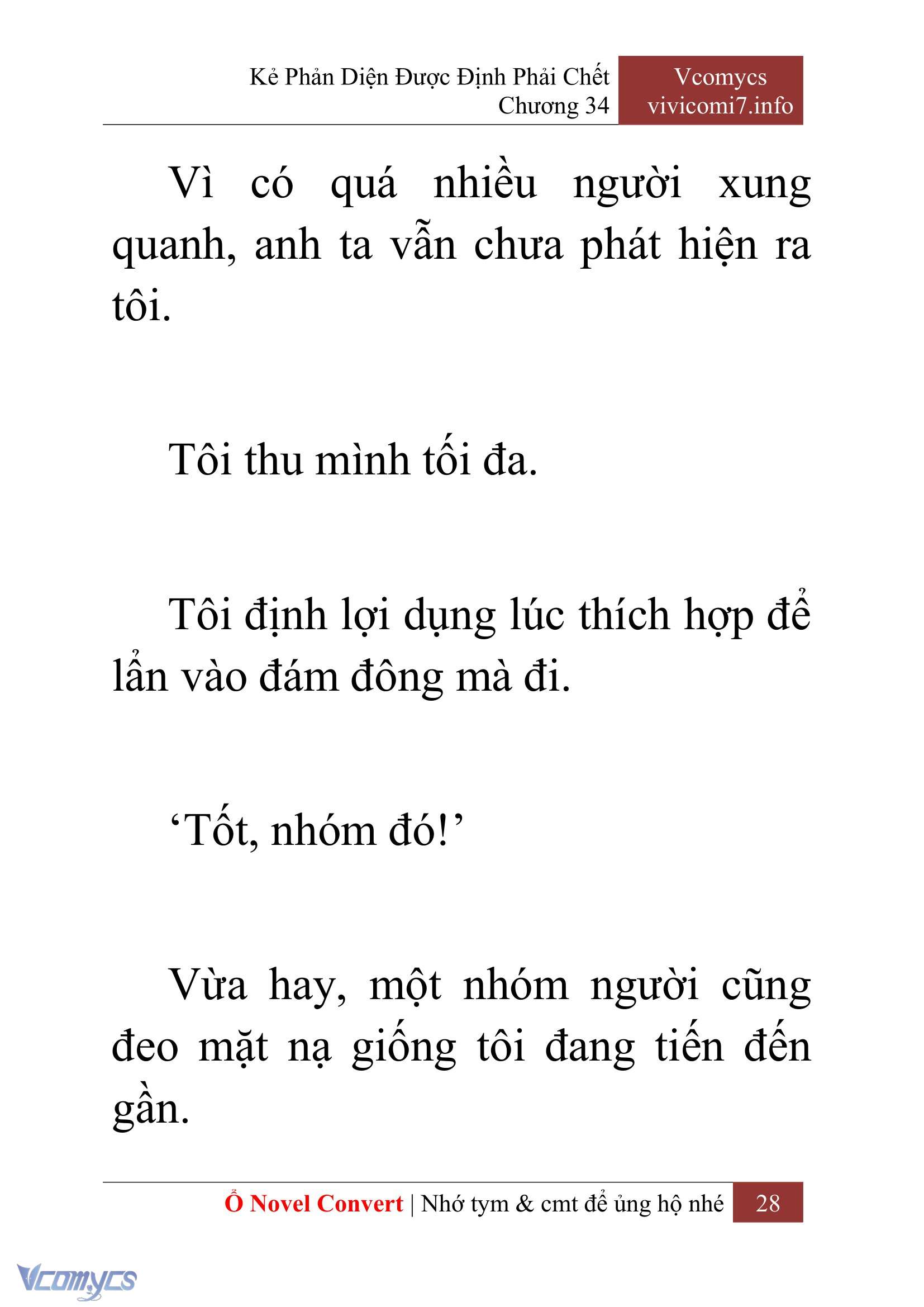 [Novel] Kẻ Phản Diện Được Định Phải Chết Chap 34 - Next 