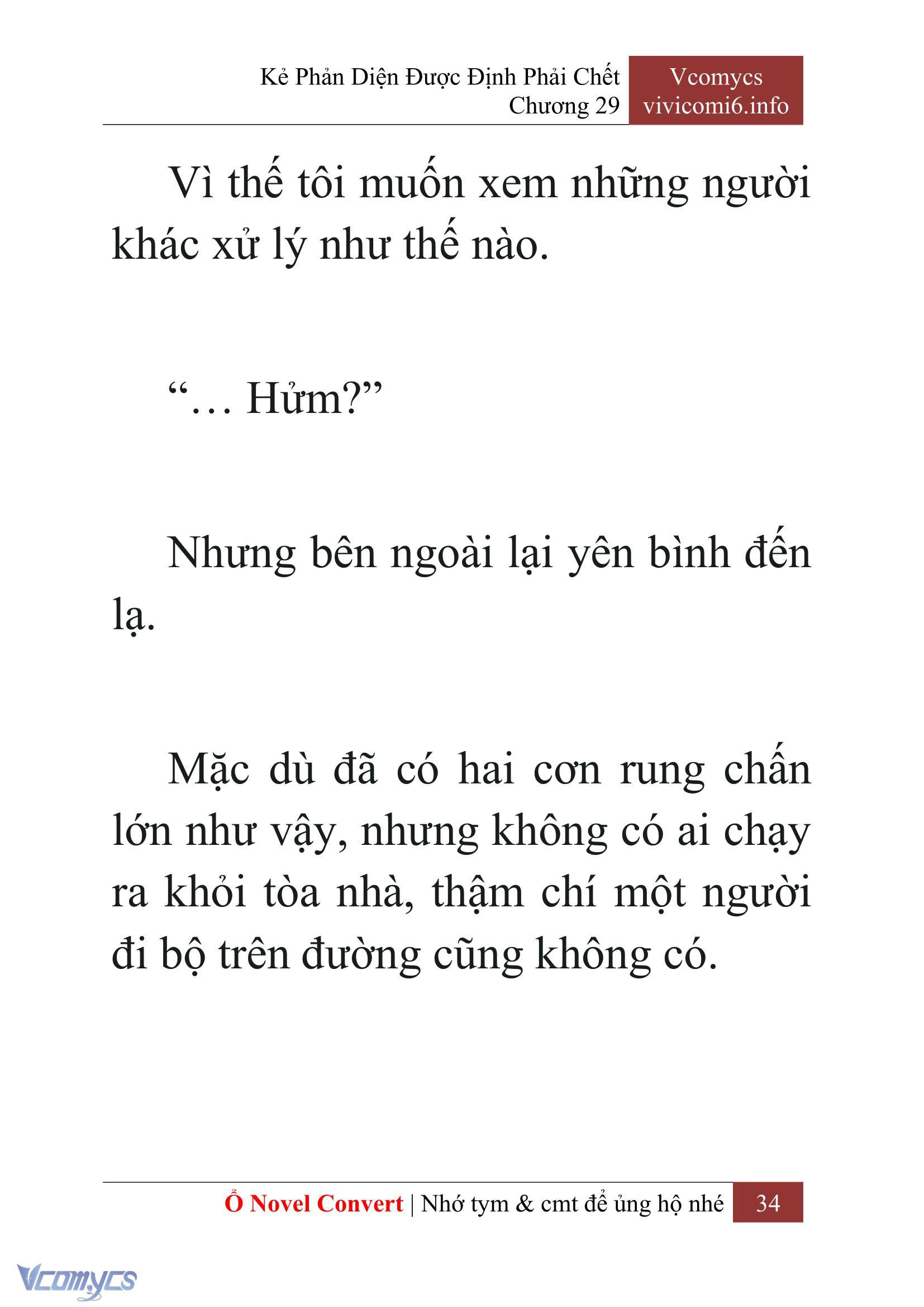 [Novel] Kẻ Phản Diện Được Định Phải Chết Chap 29 - Trang 2