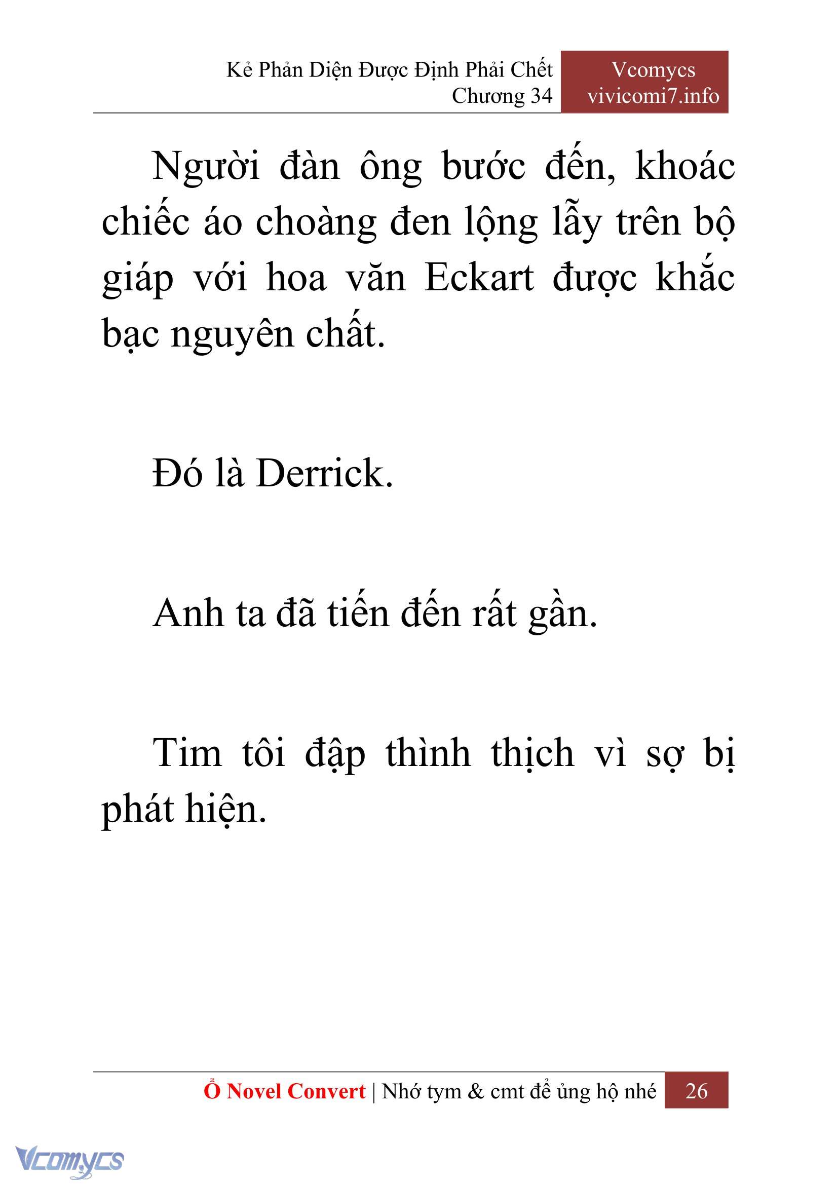 [Novel] Kẻ Phản Diện Được Định Phải Chết Chap 34 - Next 