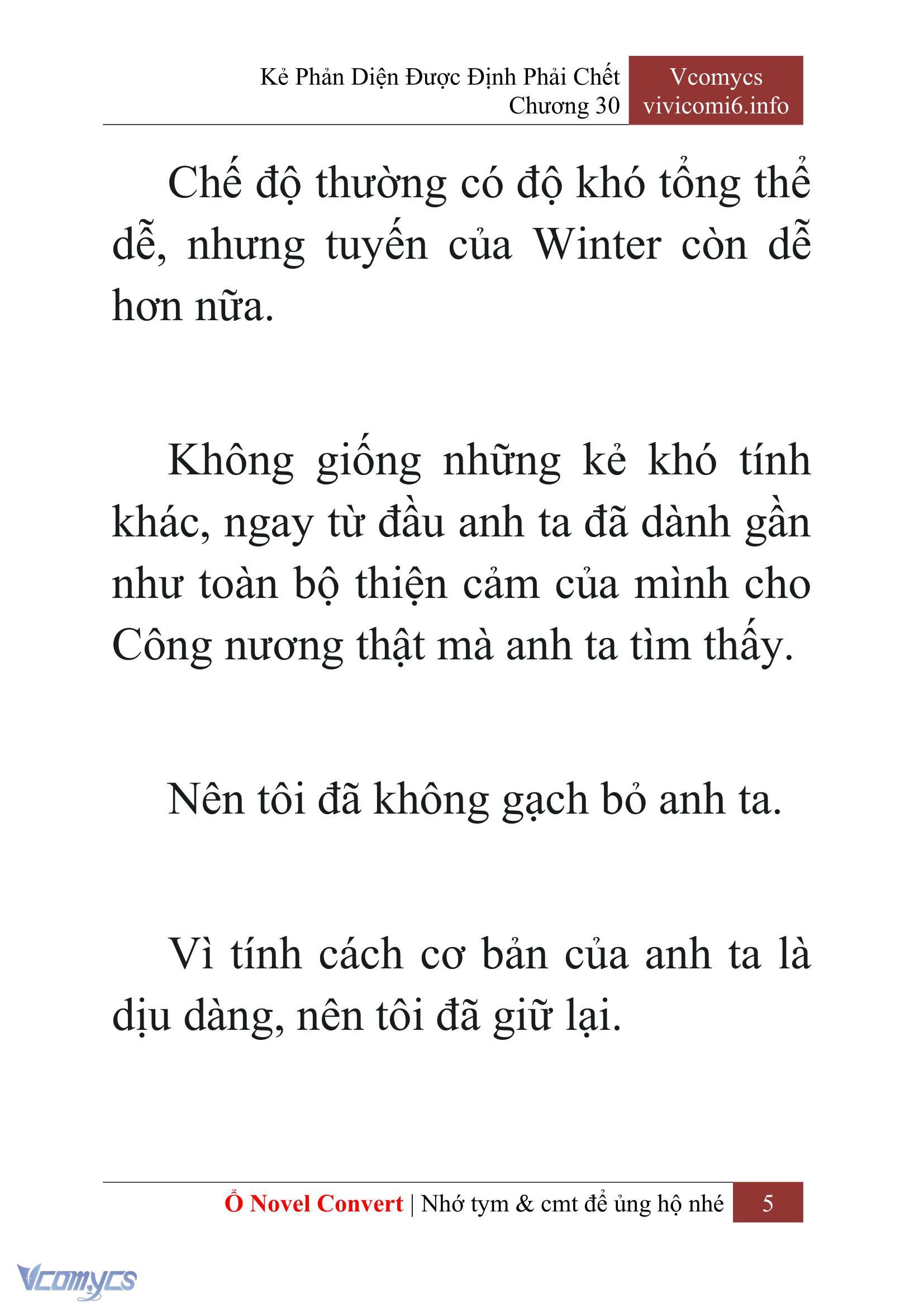 [Novel] Kẻ Phản Diện Được Định Phải Chết Chap 30 - Trang 2