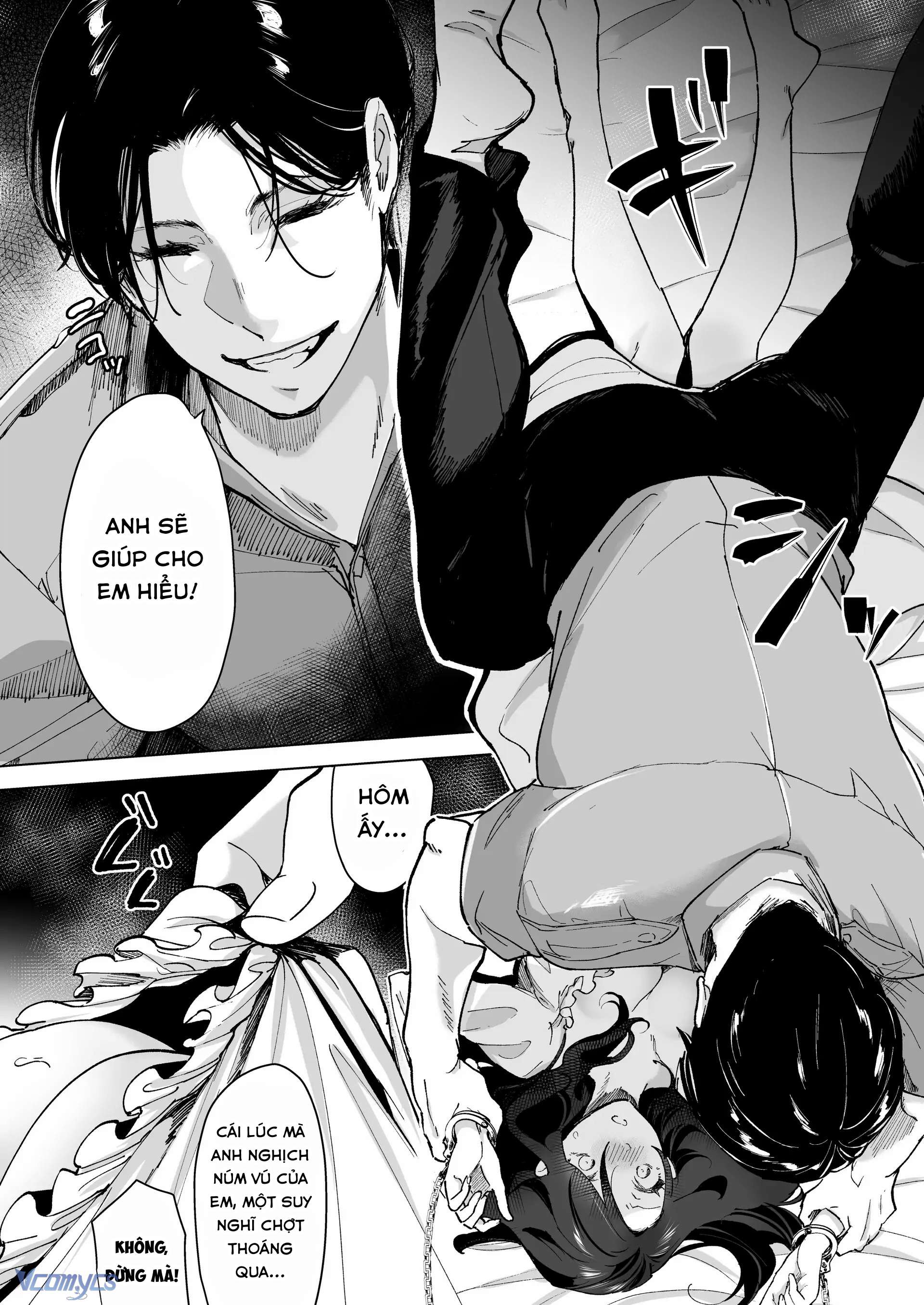 『18+』Anh cảnh sát nhà bên si tình - Cô vợ ngày ngày bị giam giữ và NTR trong lồng sắt Chap 2 - Next 