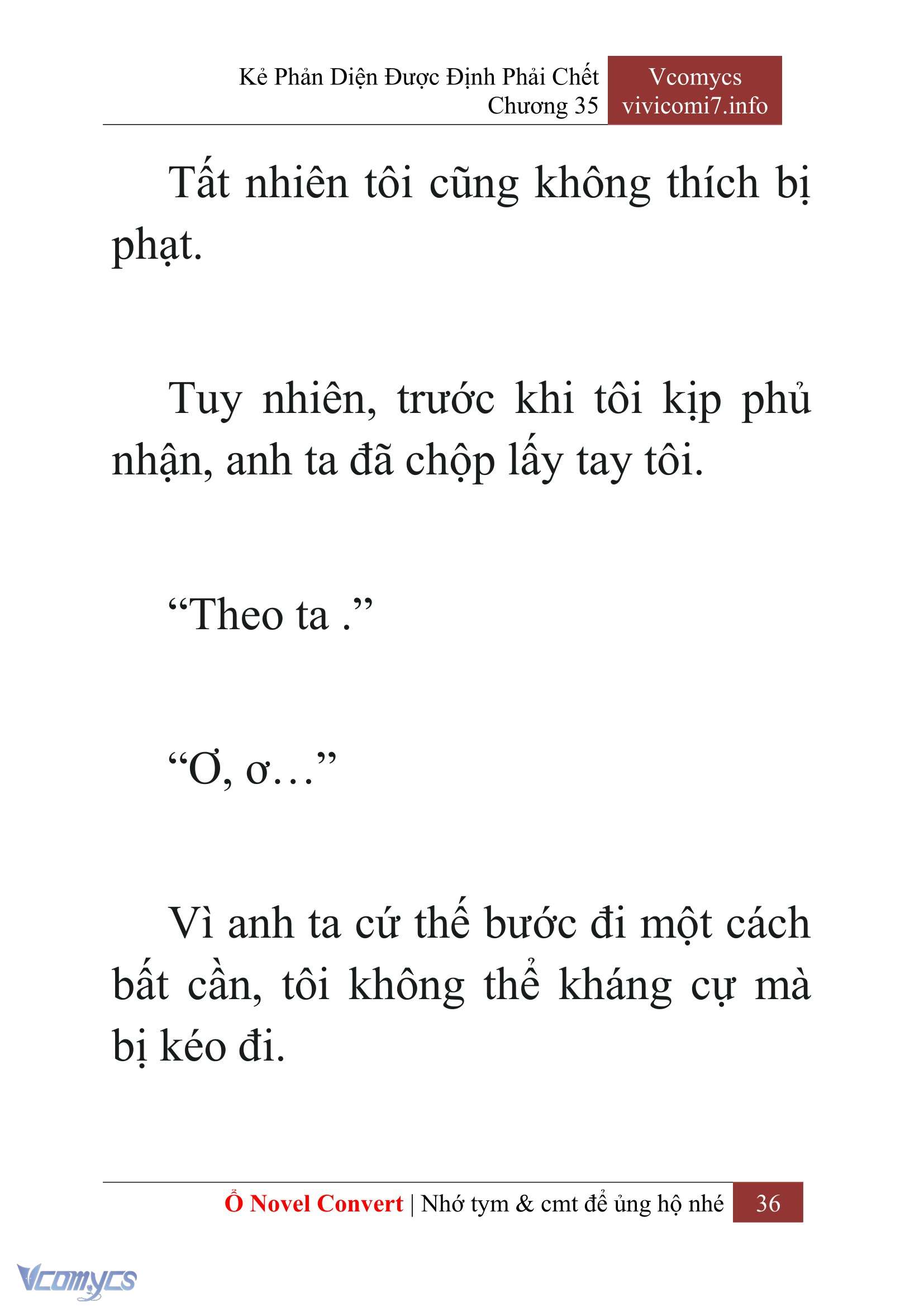 [Novel] Kẻ Phản Diện Được Định Phải Chết Chap 35 - Next 