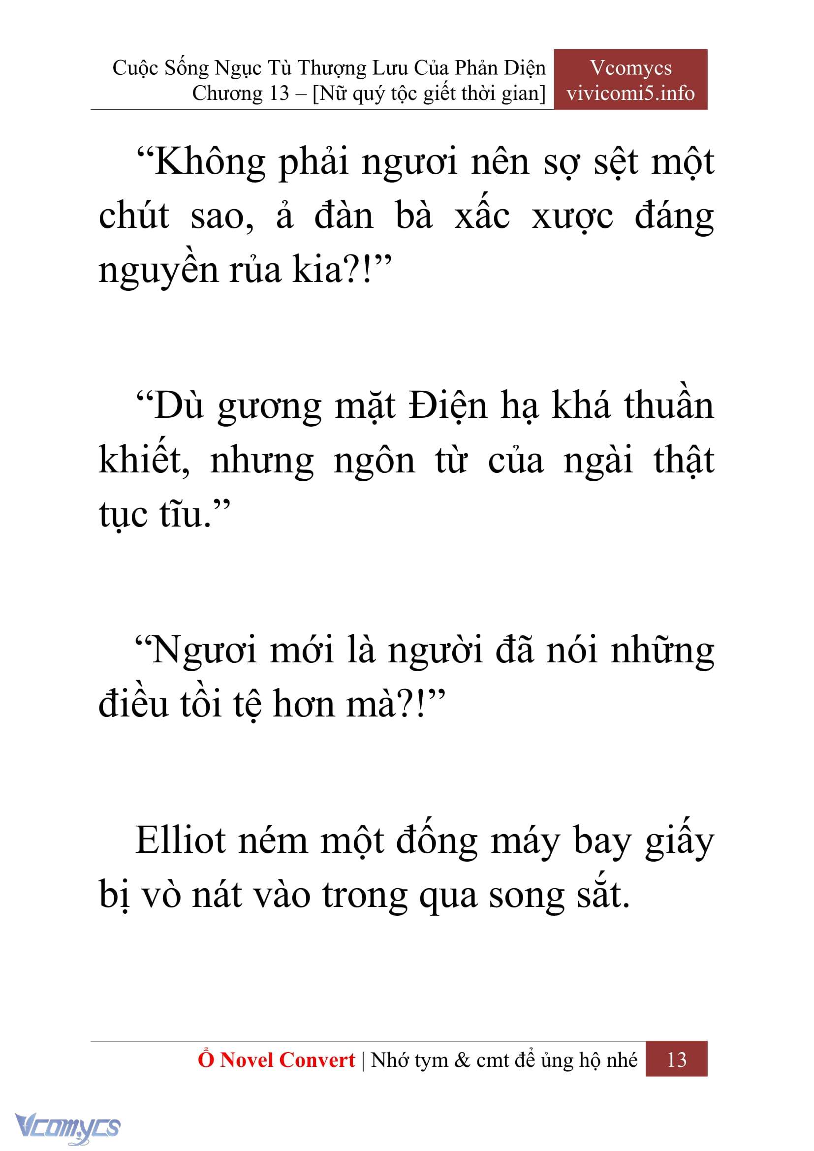 [Novel] Cuộc Sống Ngục Tù Thượng Lưu Của Nhân Vật Phản Diện Chap 13 - Trang 2