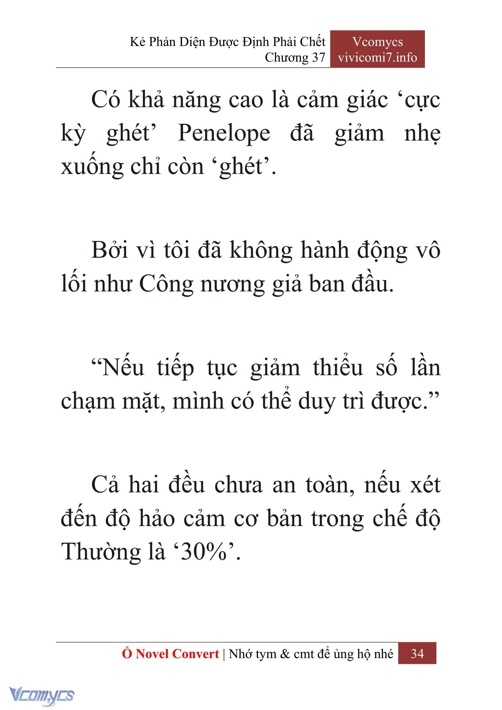 [Novel] Kẻ Phản Diện Được Định Phải Chết Chap 37 - Trang 2