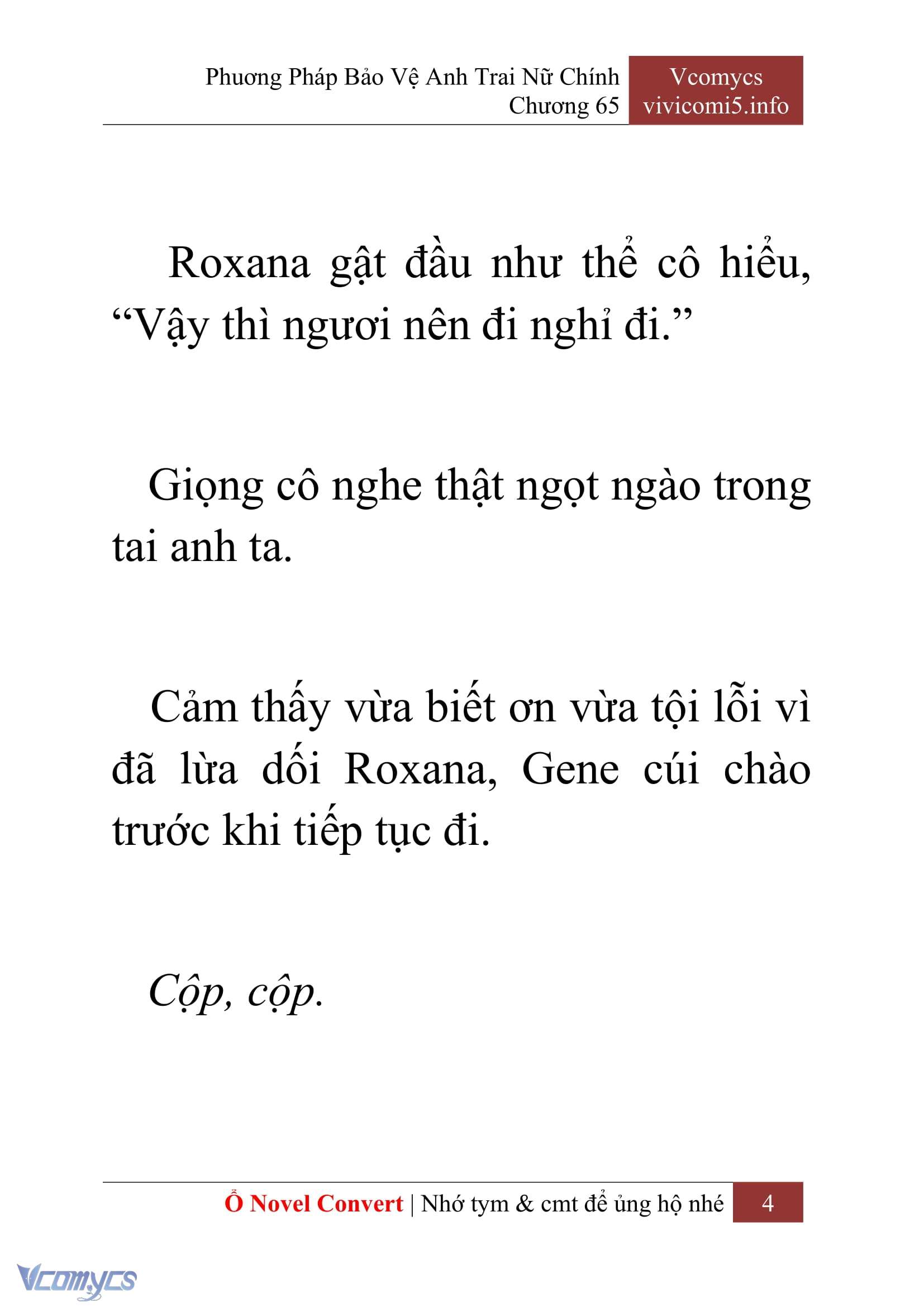 [Novel] Phương Pháp Bảo Vệ Anh Trai Nữ Chính Chap 65 - Trang 2
