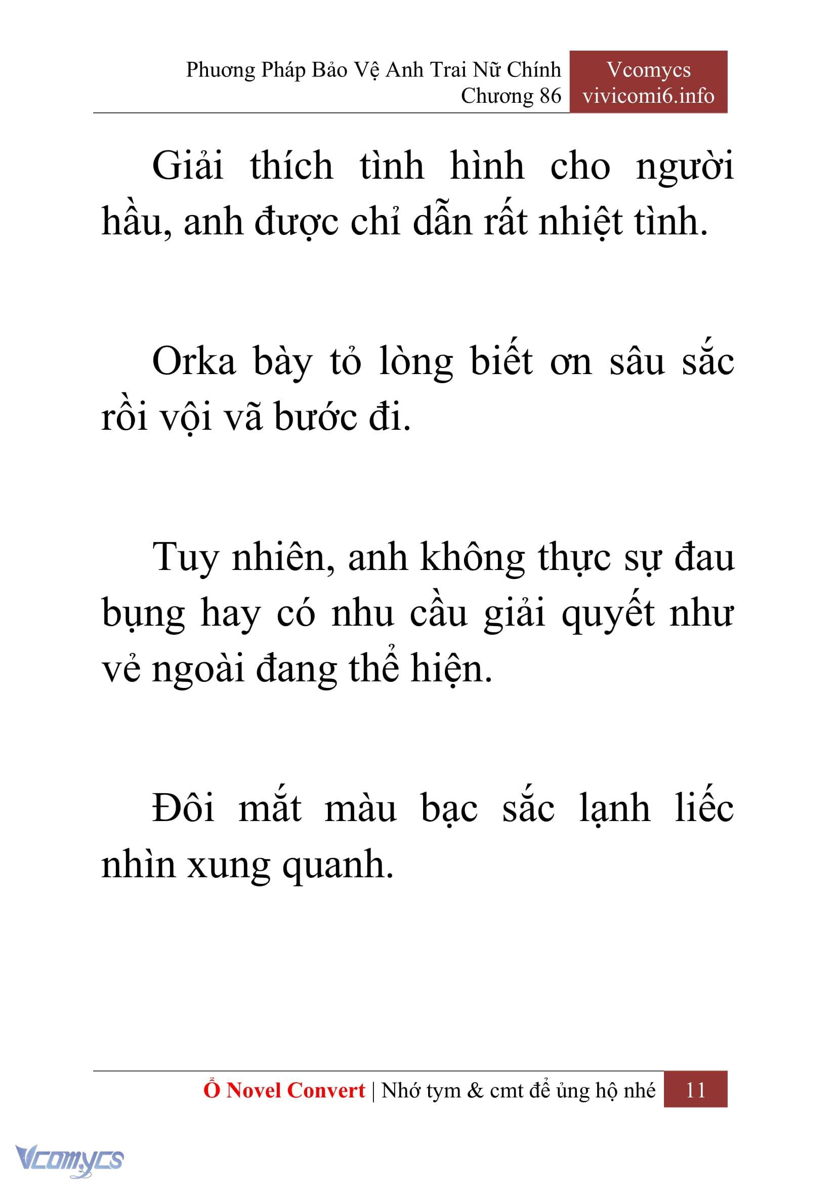 [Novel] Phương Pháp Bảo Vệ Anh Trai Nữ Chính Chap 86 - Trang 2