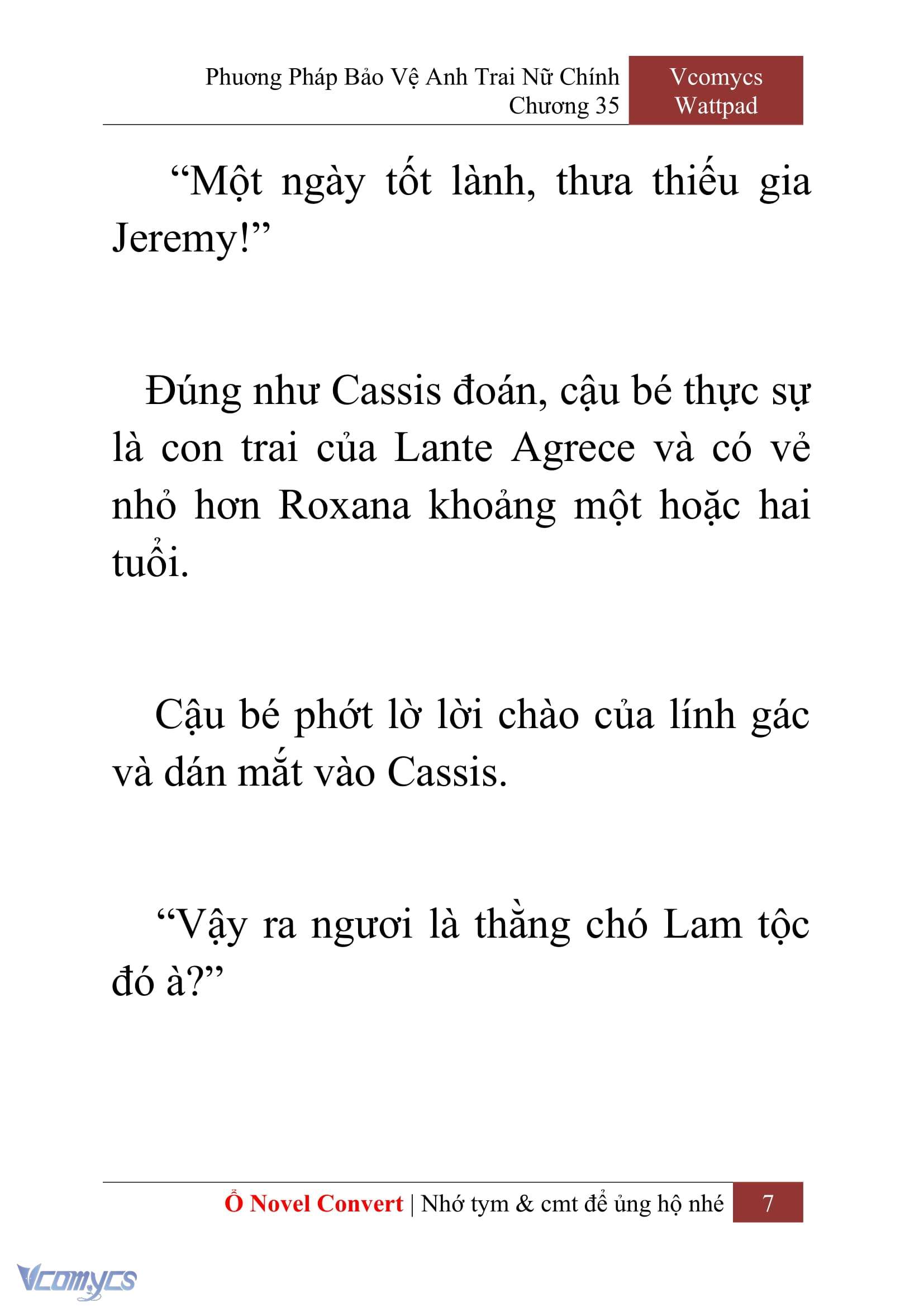 [Novel] Phương Pháp Bảo Vệ Anh Trai Nữ Chính Chap 35 - Trang 2