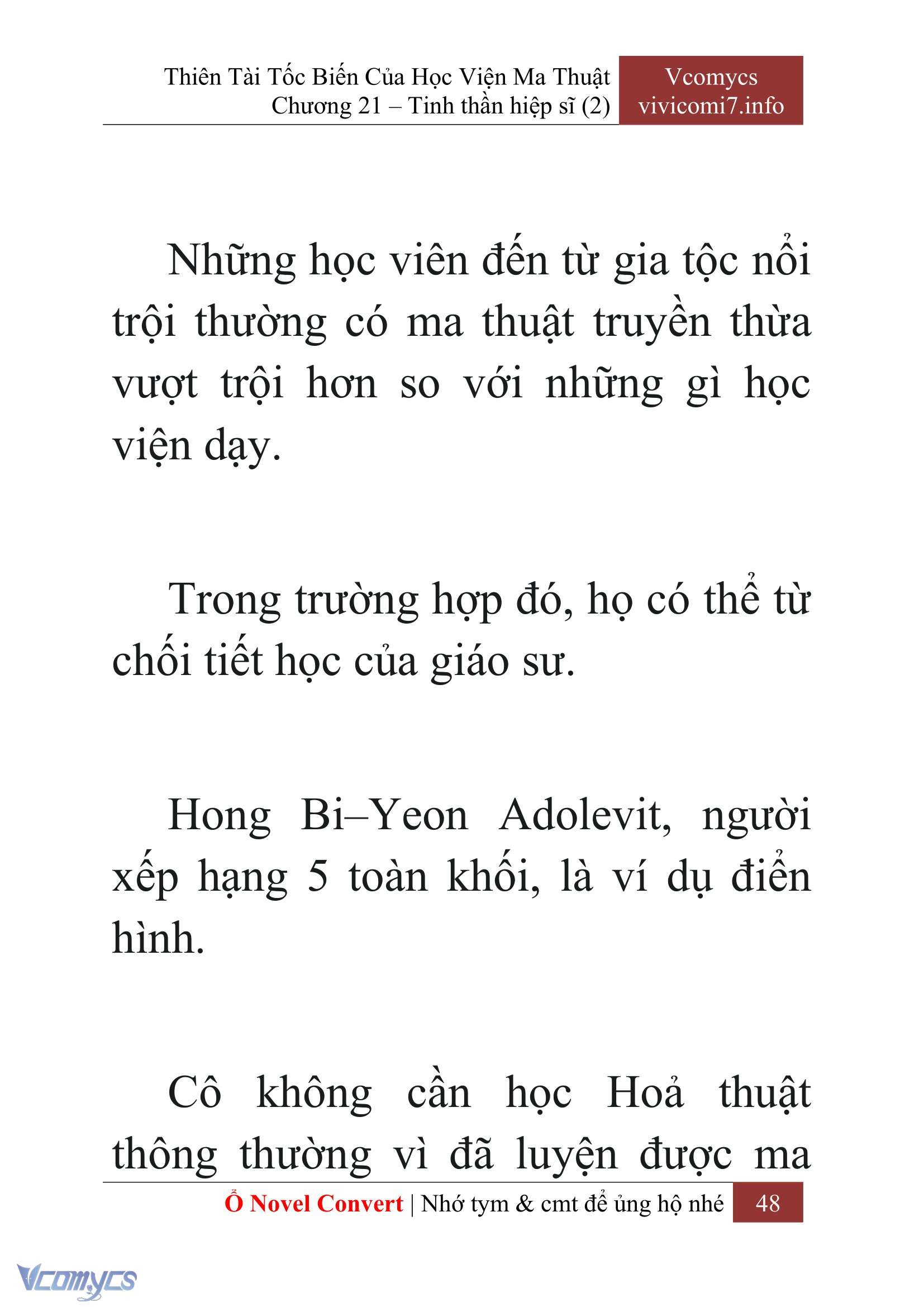 [Novel] Thiên Tài Tốc Biến Của Học Viện Ma Thuật Chap 21 - Trang 2