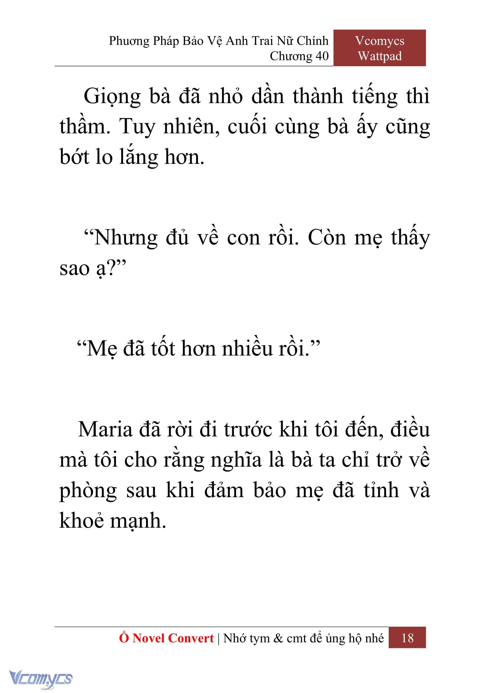 [Novel] Phương Pháp Bảo Vệ Anh Trai Nữ Chính Chap 40 - Trang 2