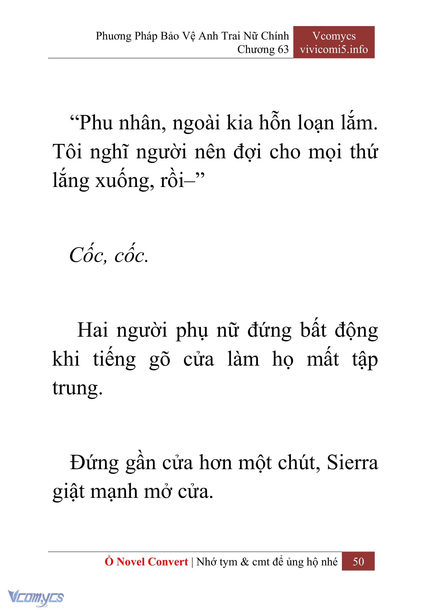 [Novel] Phương Pháp Bảo Vệ Anh Trai Nữ Chính Chap 63 - Trang 2