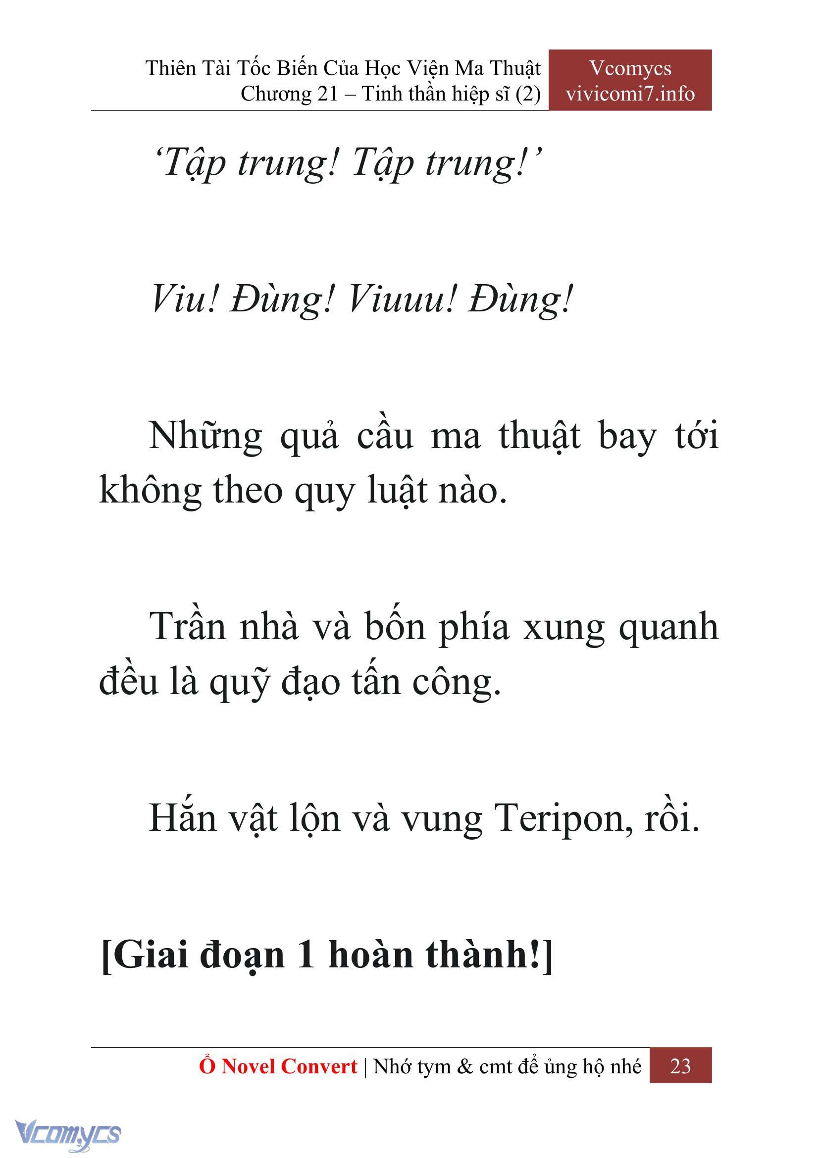 [Novel] Thiên Tài Tốc Biến Của Học Viện Ma Thuật Chap 21 - Trang 2