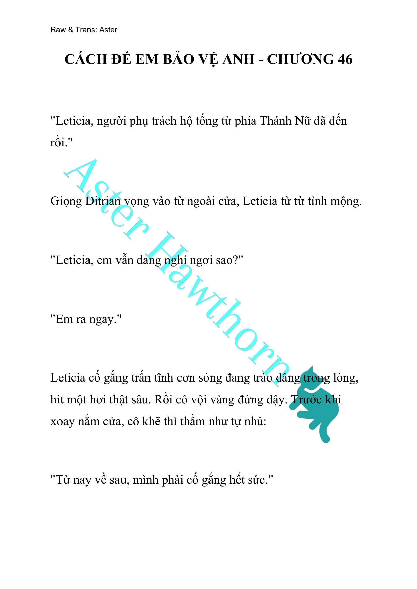 [NOVEL] Cách Để Em Bảo Vệ Anh Chap 46 - Trang 2