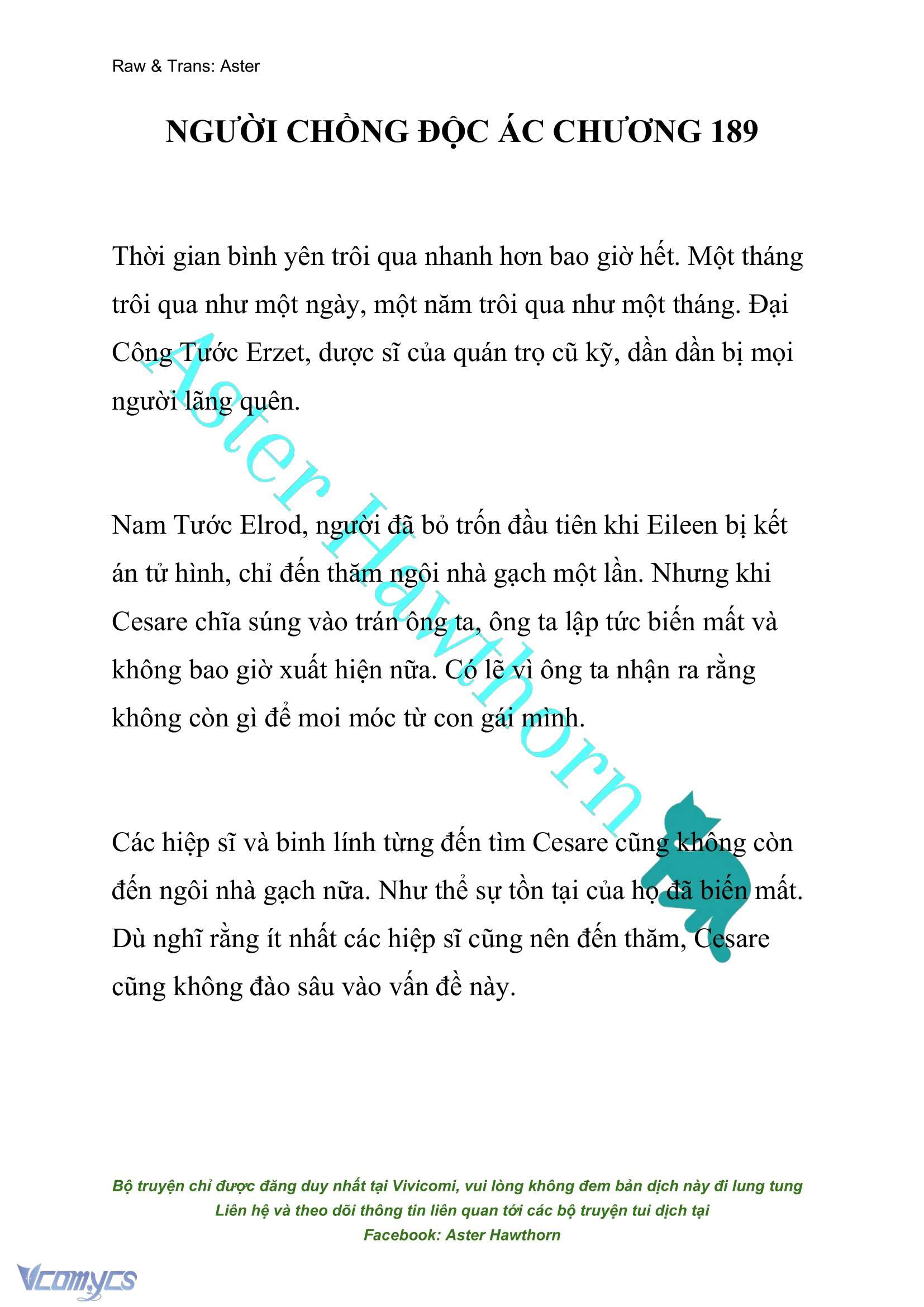 [NOVEL] Người Chồng Độc Ác Chap 189 - Trang 2