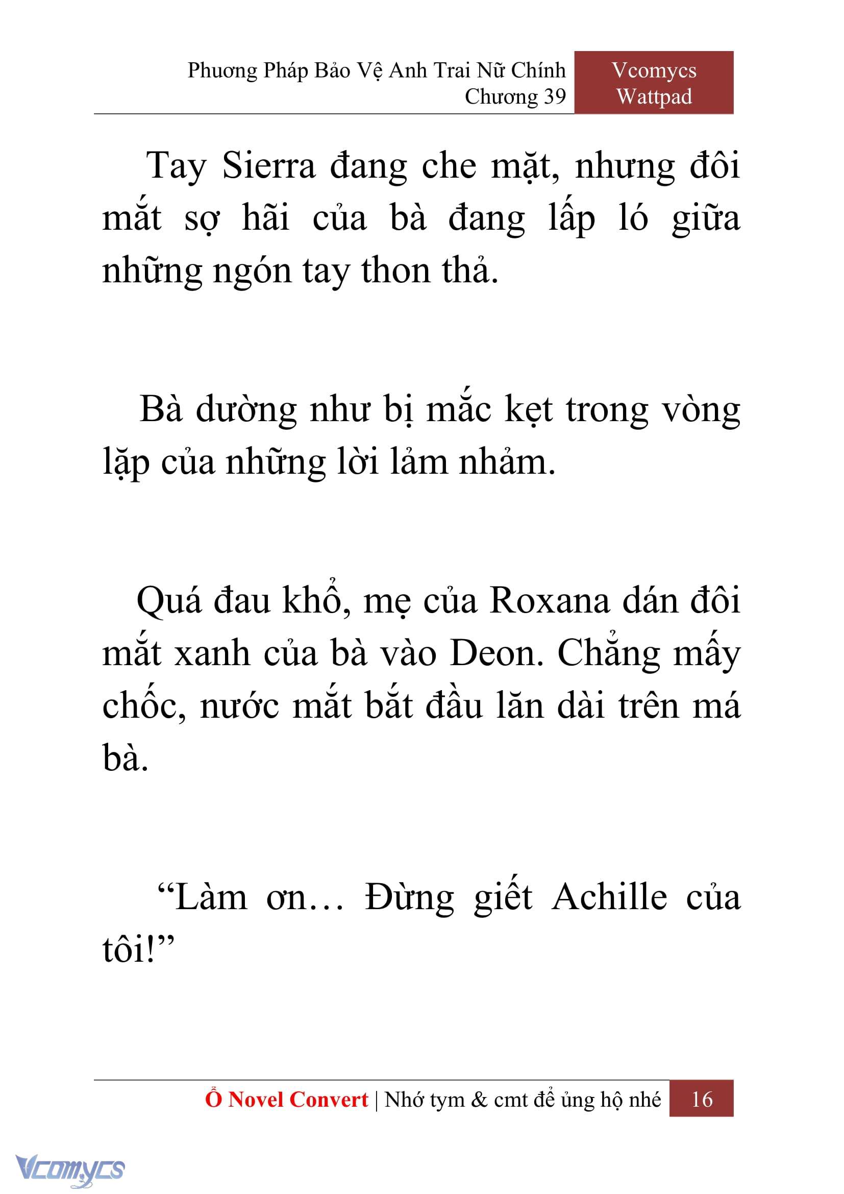 [Novel] Phương Pháp Bảo Vệ Anh Trai Nữ Chính Chap 39 - Trang 2