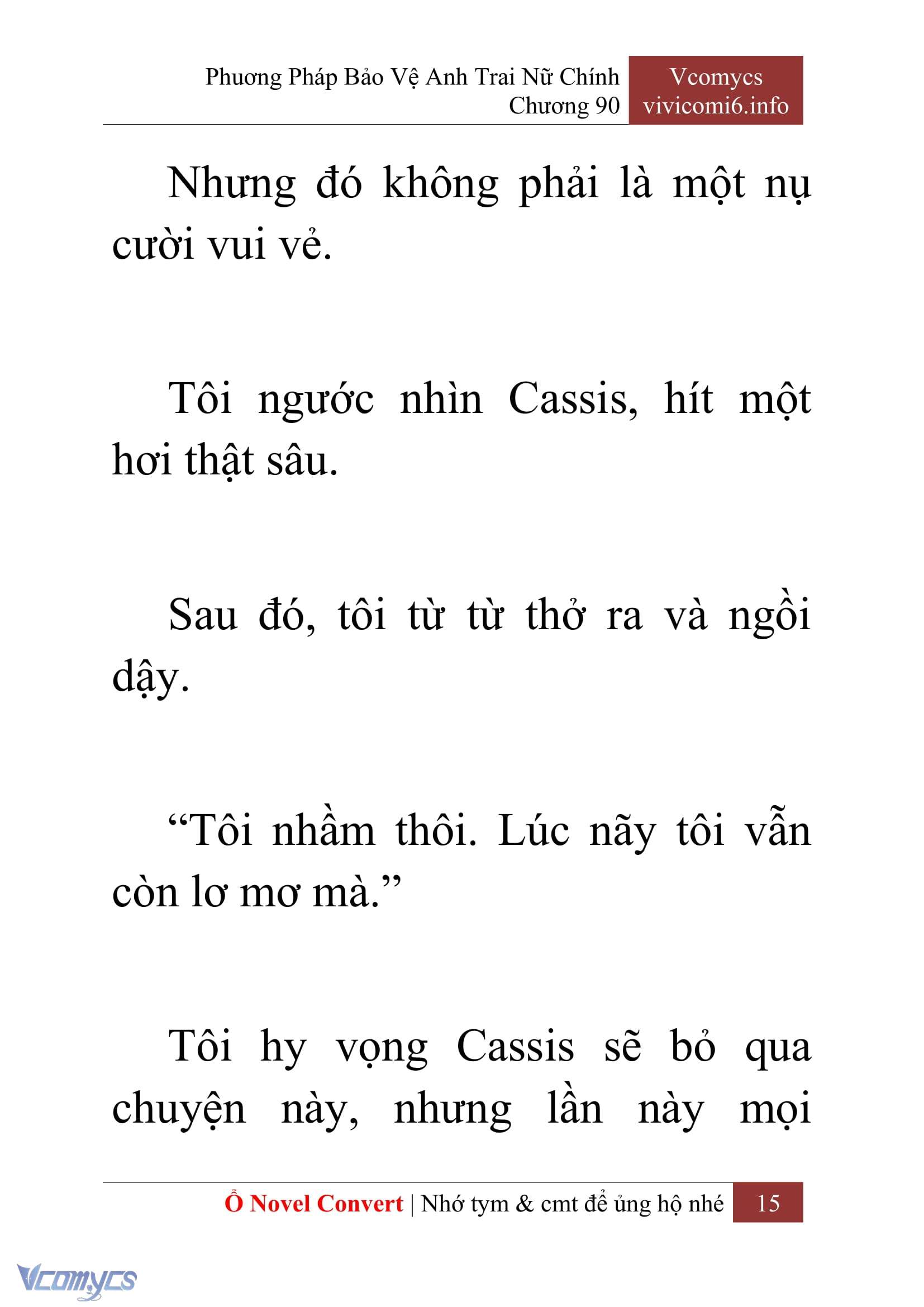 [Novel] Phương Pháp Bảo Vệ Anh Trai Nữ Chính Chap 90 - Trang 2