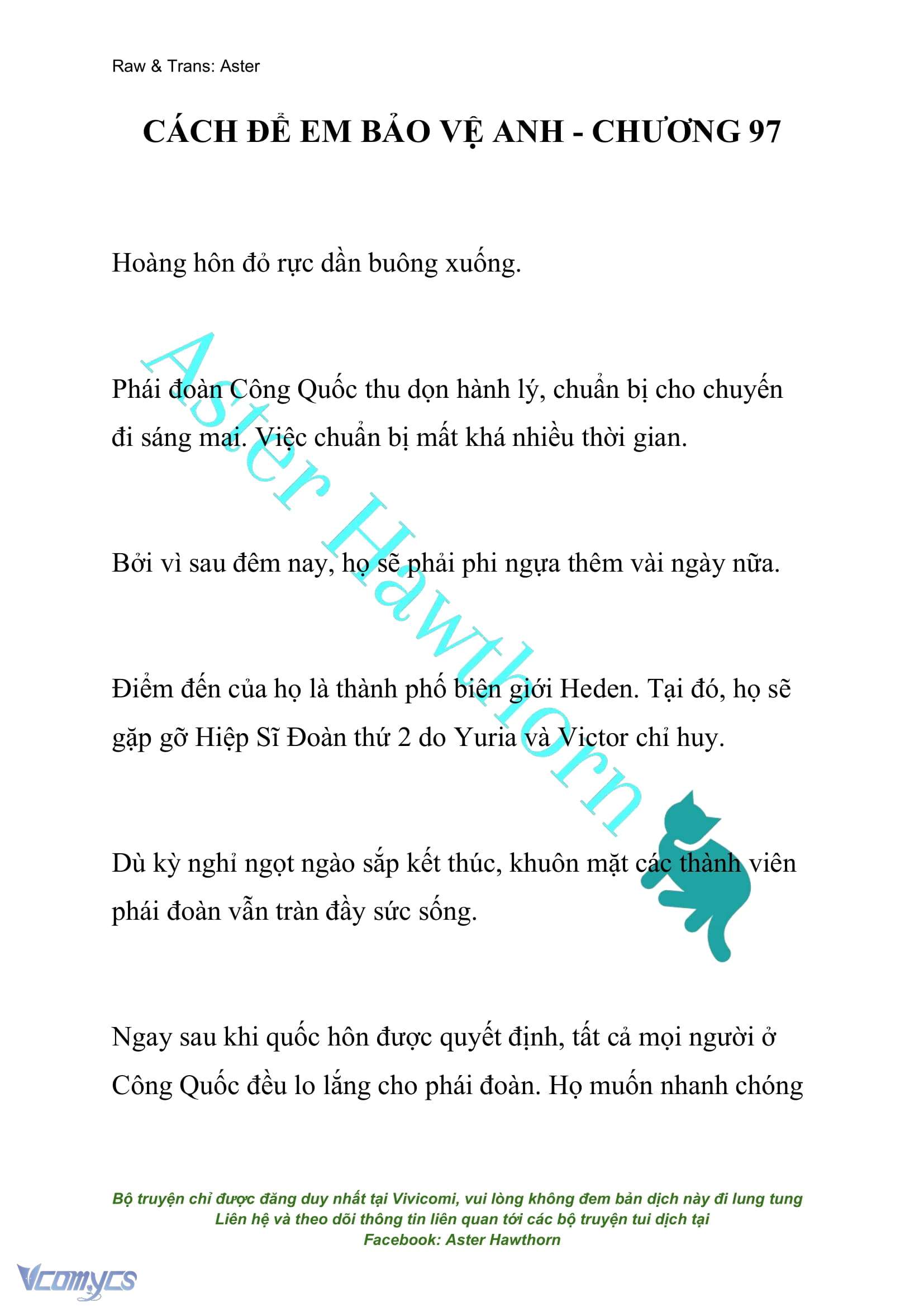 [NOVEL] Cách Để Em Bảo Vệ Anh Chap 97 - Trang 2