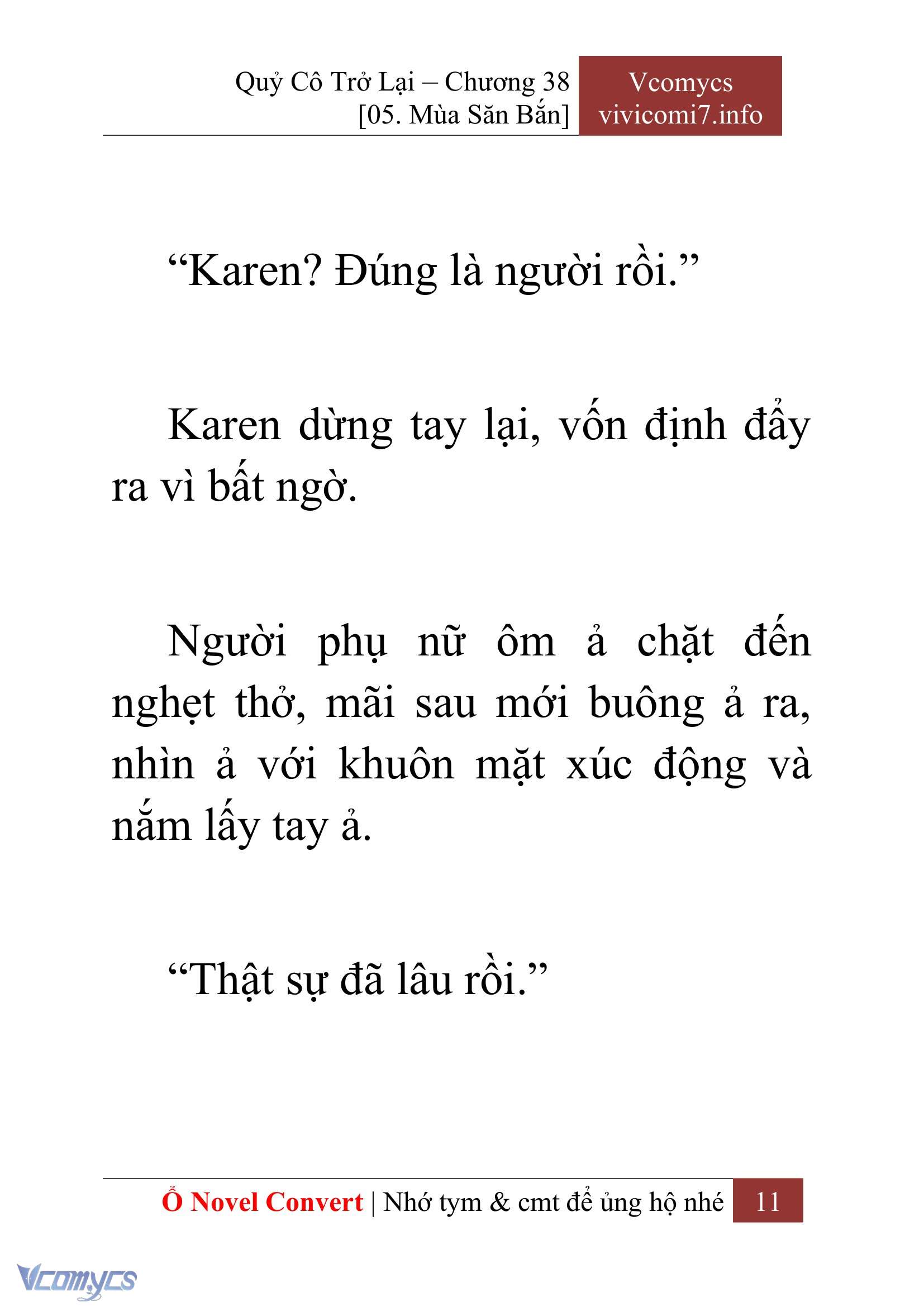[Novel] Quý Cô Trở Lại Chap 38 - Trang 2