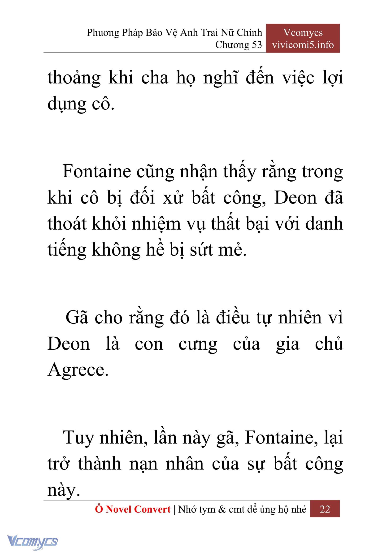 [Novel] Phương Pháp Bảo Vệ Anh Trai Nữ Chính Chap 53 - Trang 2