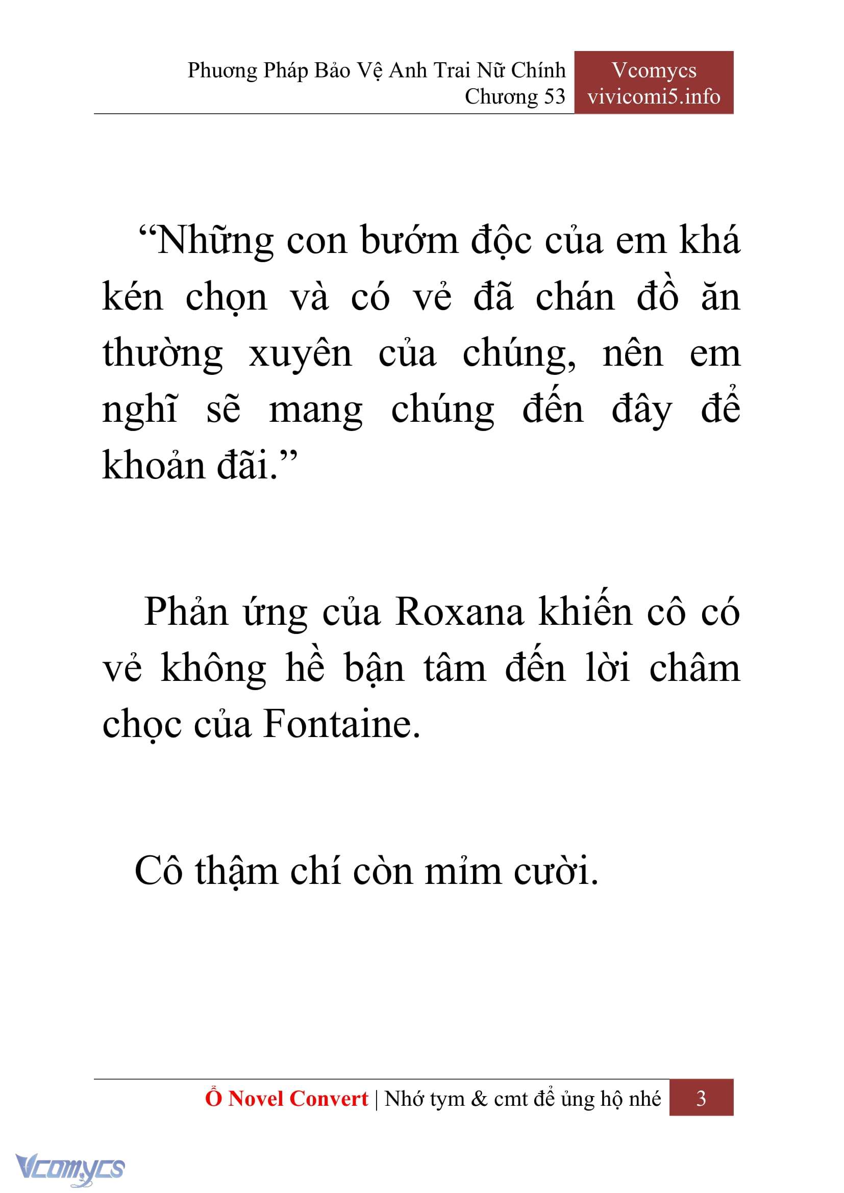 [Novel] Phương Pháp Bảo Vệ Anh Trai Nữ Chính Chap 53 - Trang 2