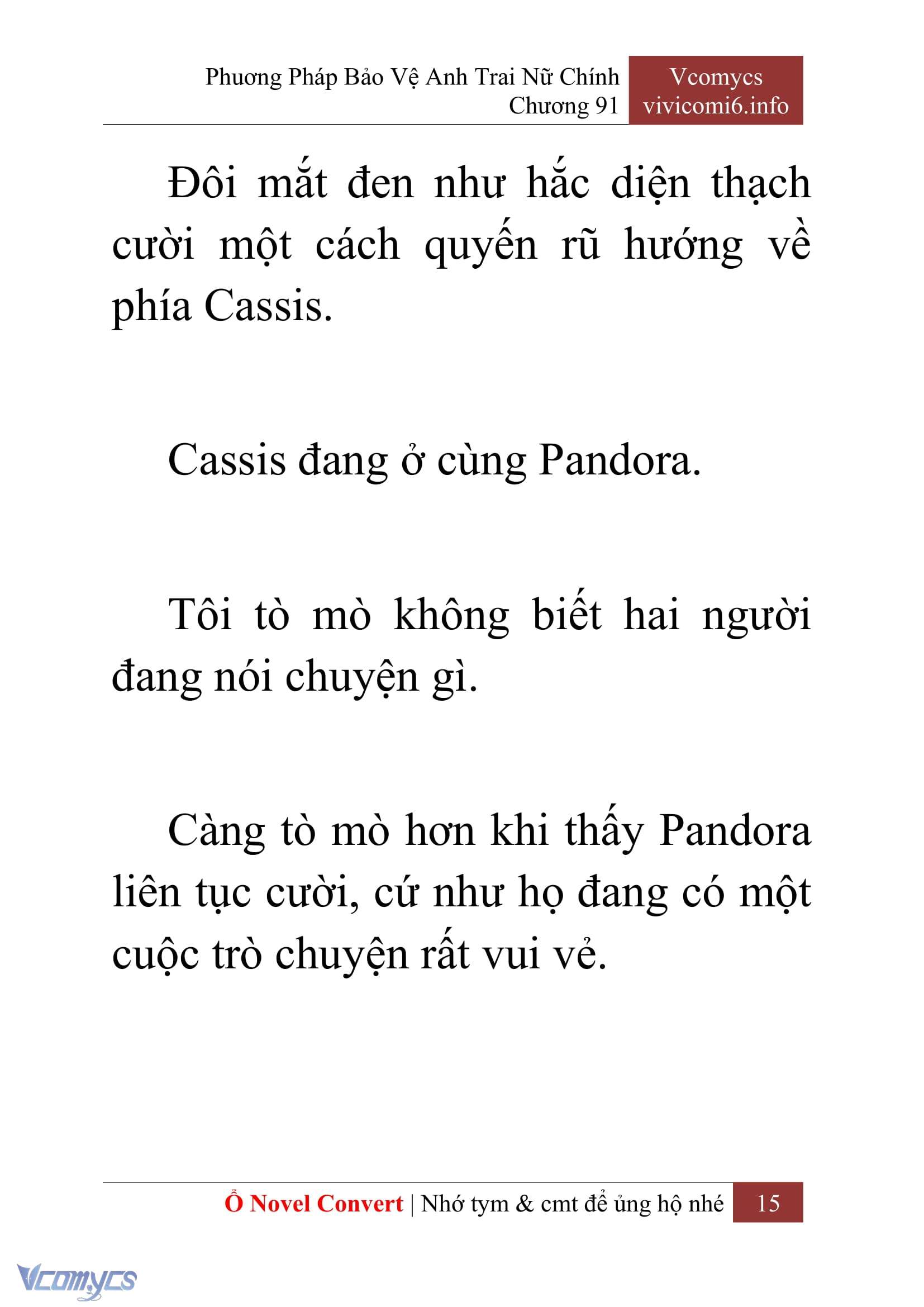 [Novel] Phương Pháp Bảo Vệ Anh Trai Nữ Chính Chap 91 - Trang 2