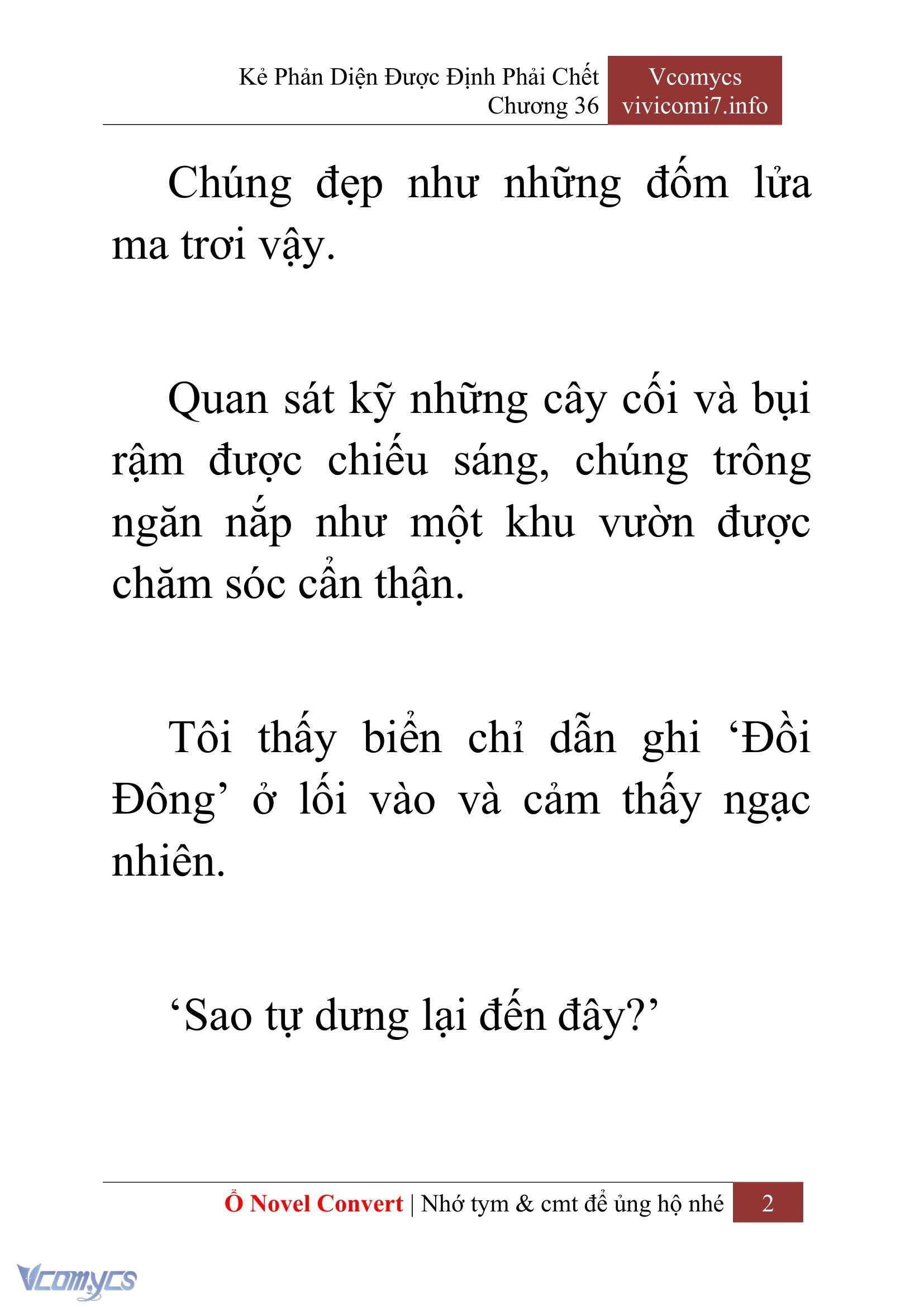 [Novel] Kẻ Phản Diện Được Định Phải Chết Chap 36 - Trang 2