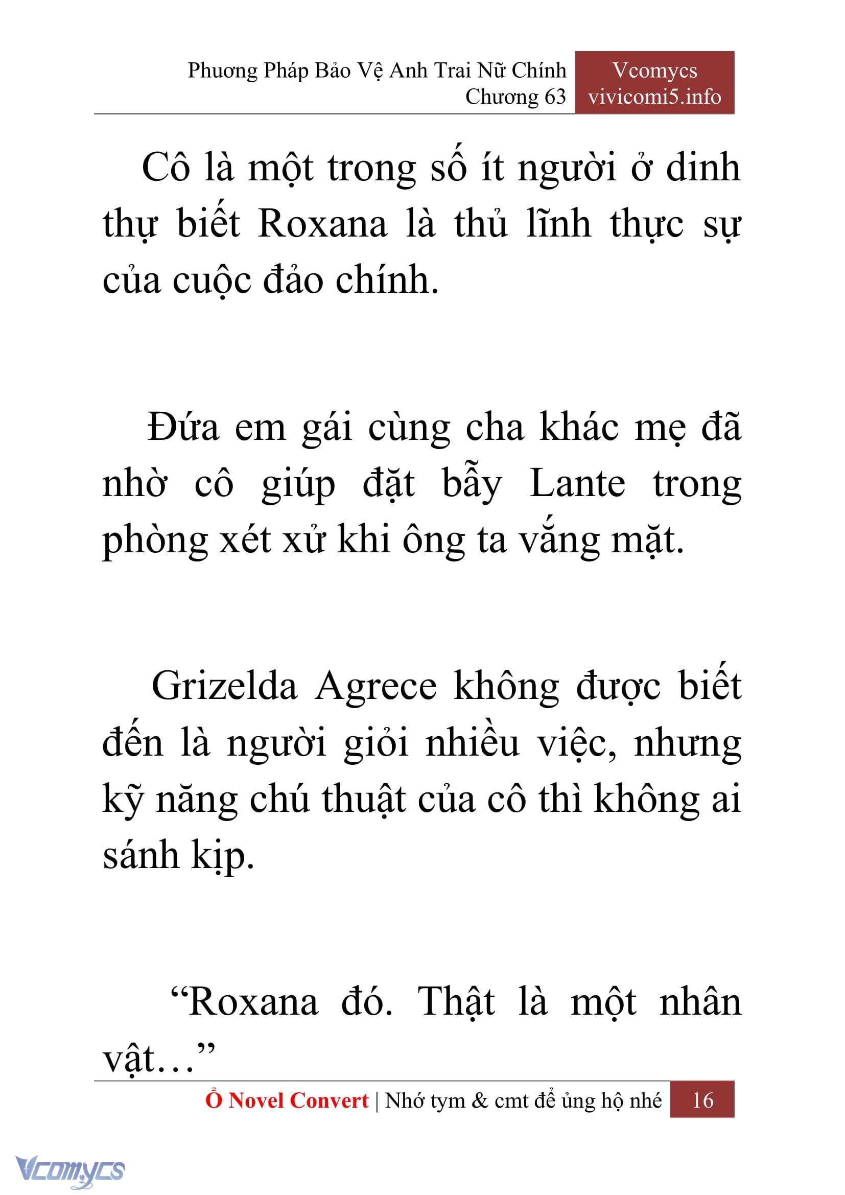 [Novel] Phương Pháp Bảo Vệ Anh Trai Nữ Chính Chap 63 - Trang 2