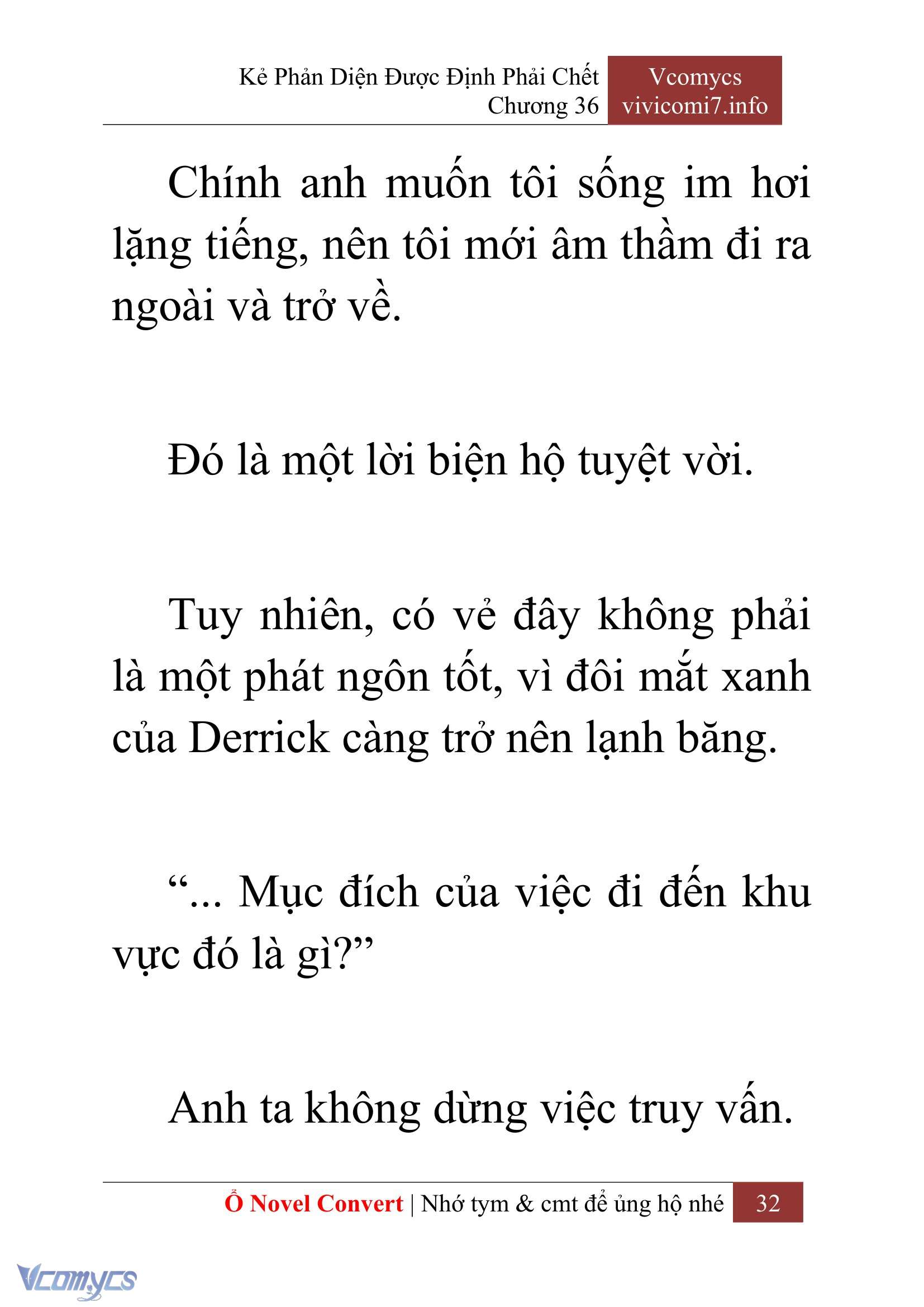 [Novel] Kẻ Phản Diện Được Định Phải Chết Chap 36 - Trang 2