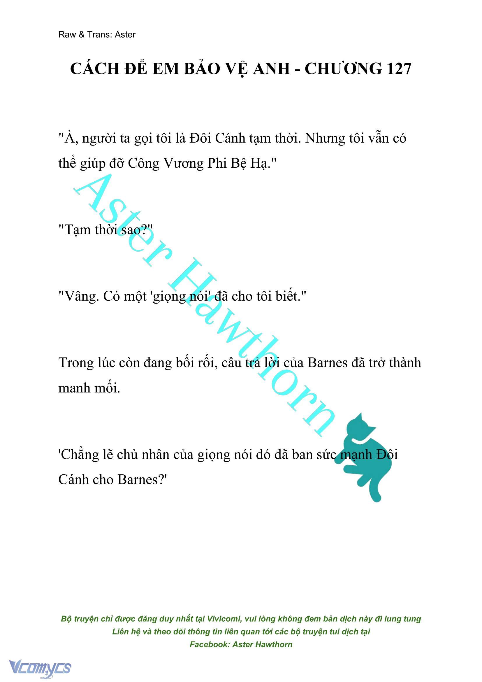 [NOVEL] Cách Để Em Bảo Vệ Anh Chap 127 - Trang 2
