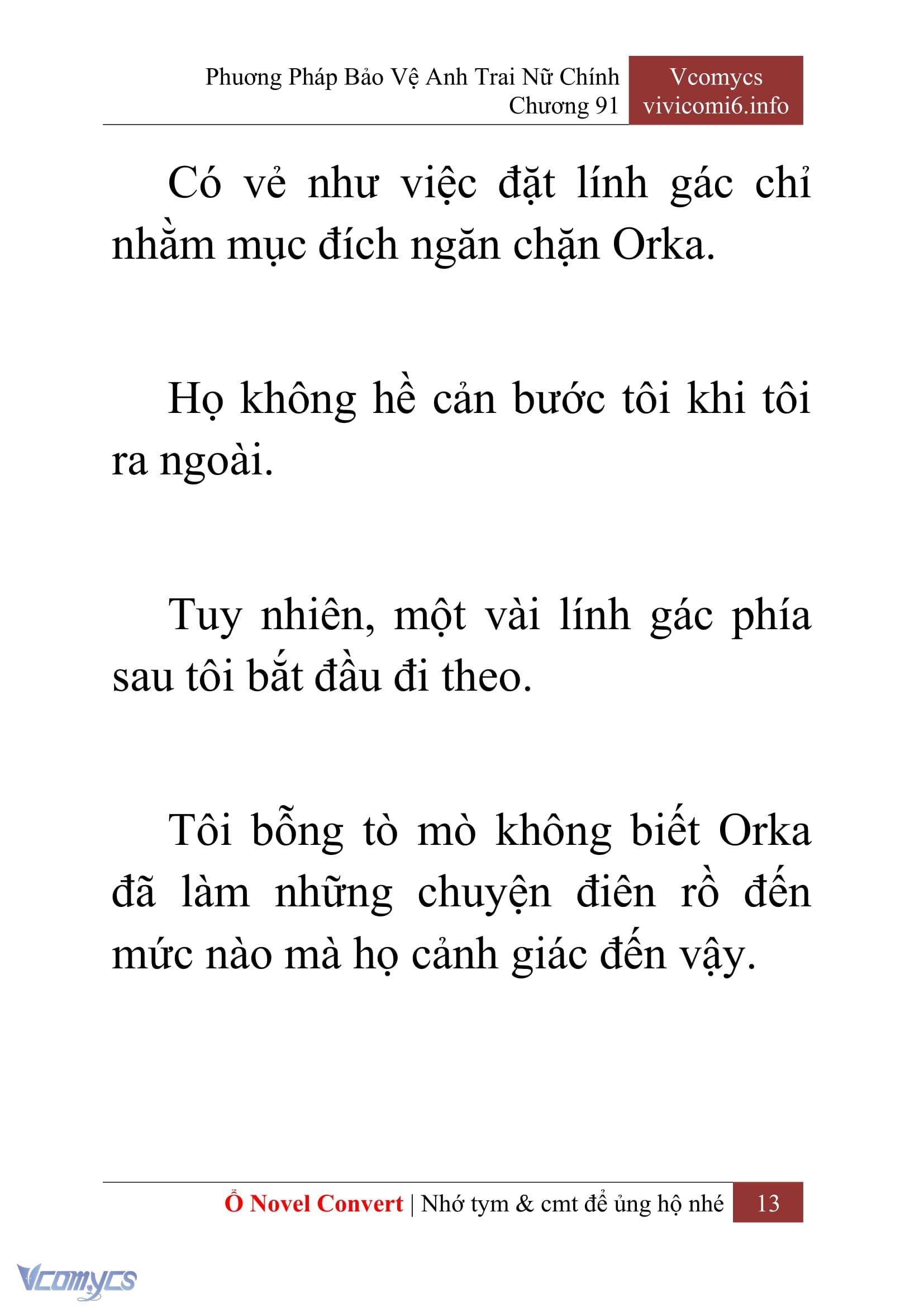[Novel] Phương Pháp Bảo Vệ Anh Trai Nữ Chính Chap 91 - Trang 2
