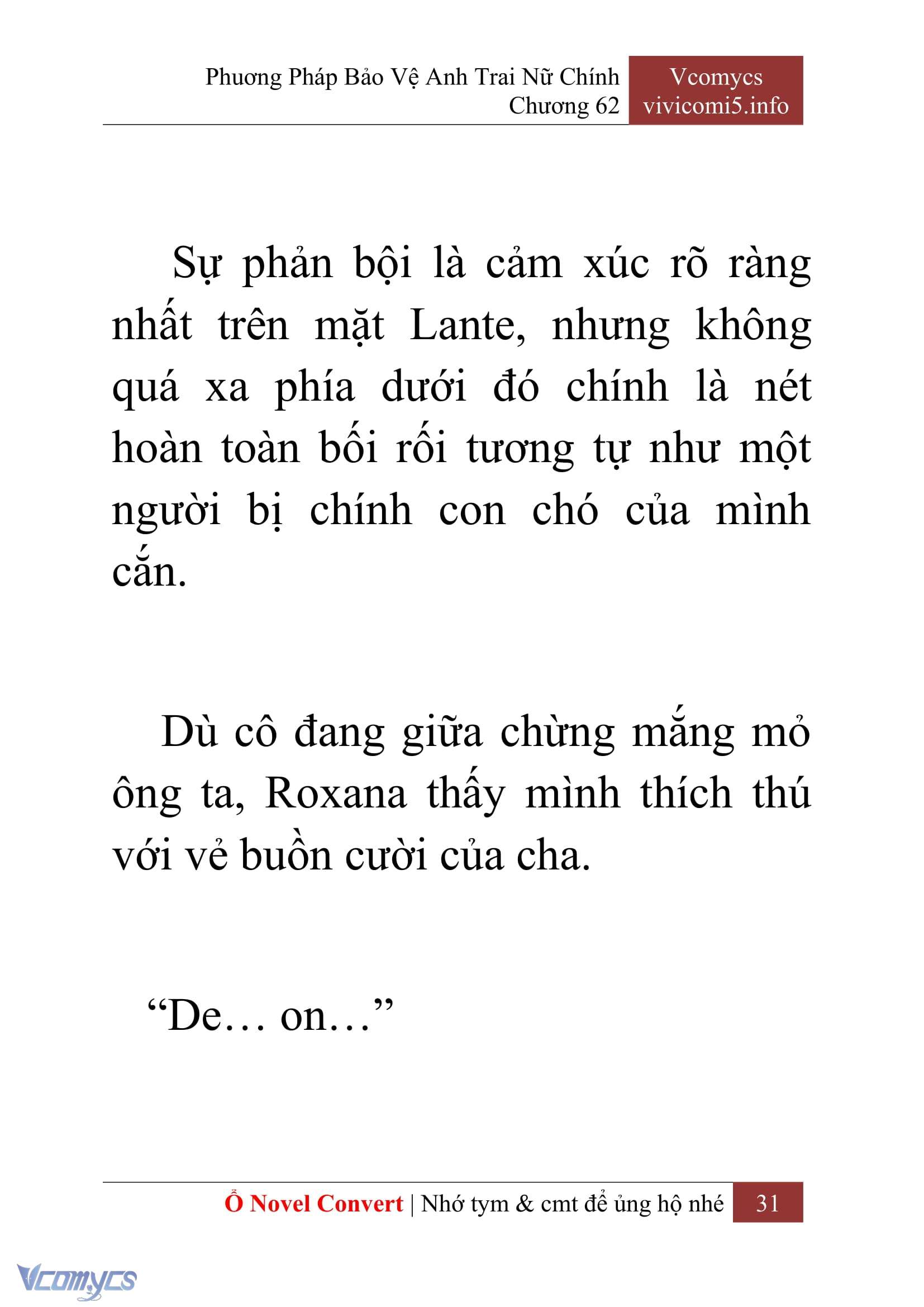 [Novel] Phương Pháp Bảo Vệ Anh Trai Nữ Chính Chap 62 - Trang 2