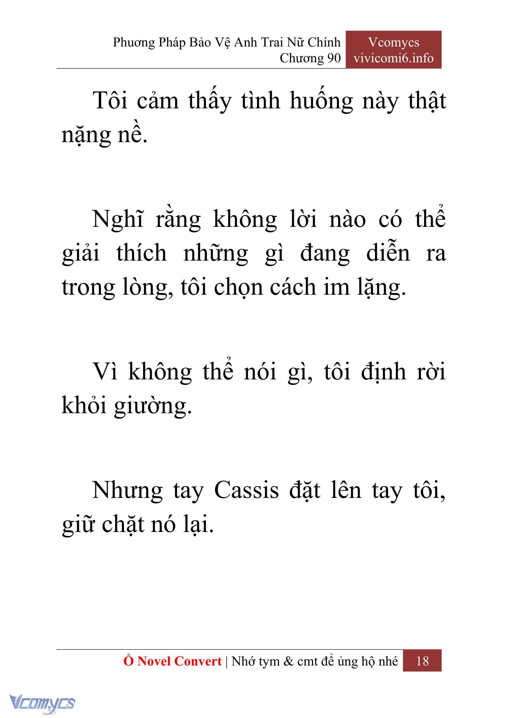 [Novel] Phương Pháp Bảo Vệ Anh Trai Nữ Chính Chap 90 - Trang 2