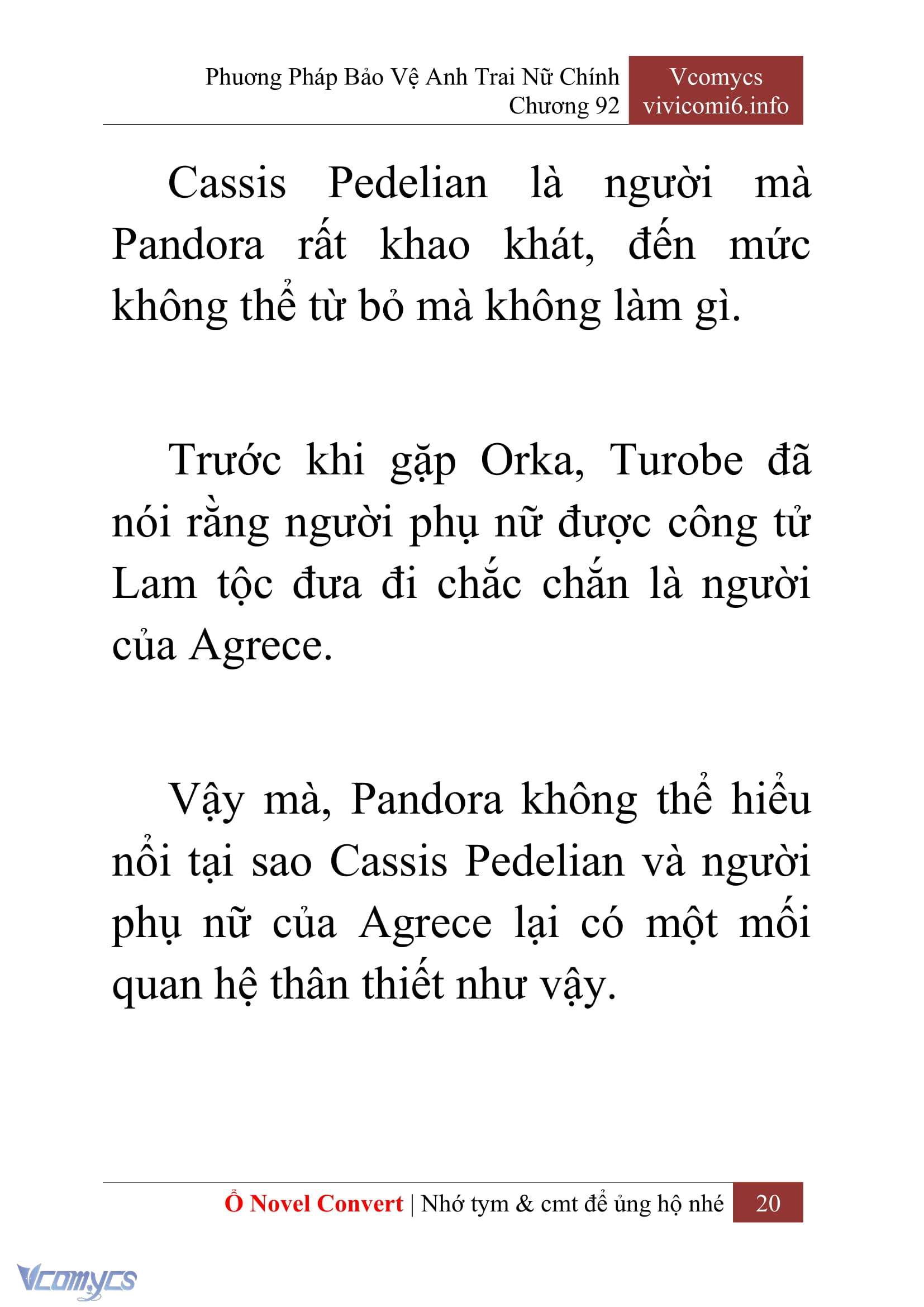 [Novel] Phương Pháp Bảo Vệ Anh Trai Nữ Chính Chap 92 - Trang 2