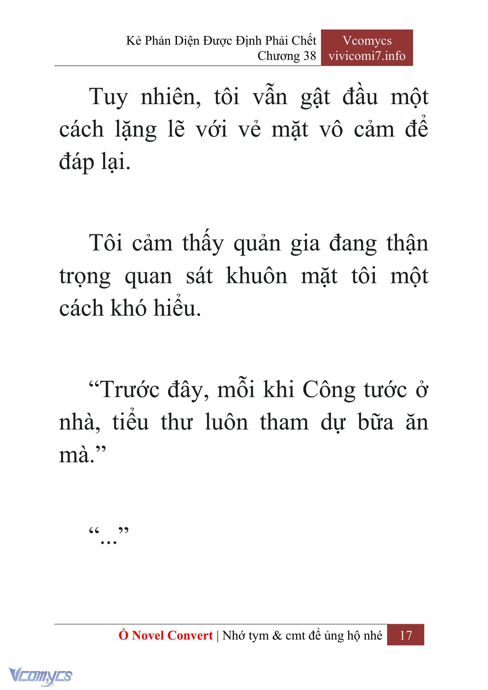 [Novel] Kẻ Phản Diện Được Định Phải Chết Chap 38 - Trang 2
