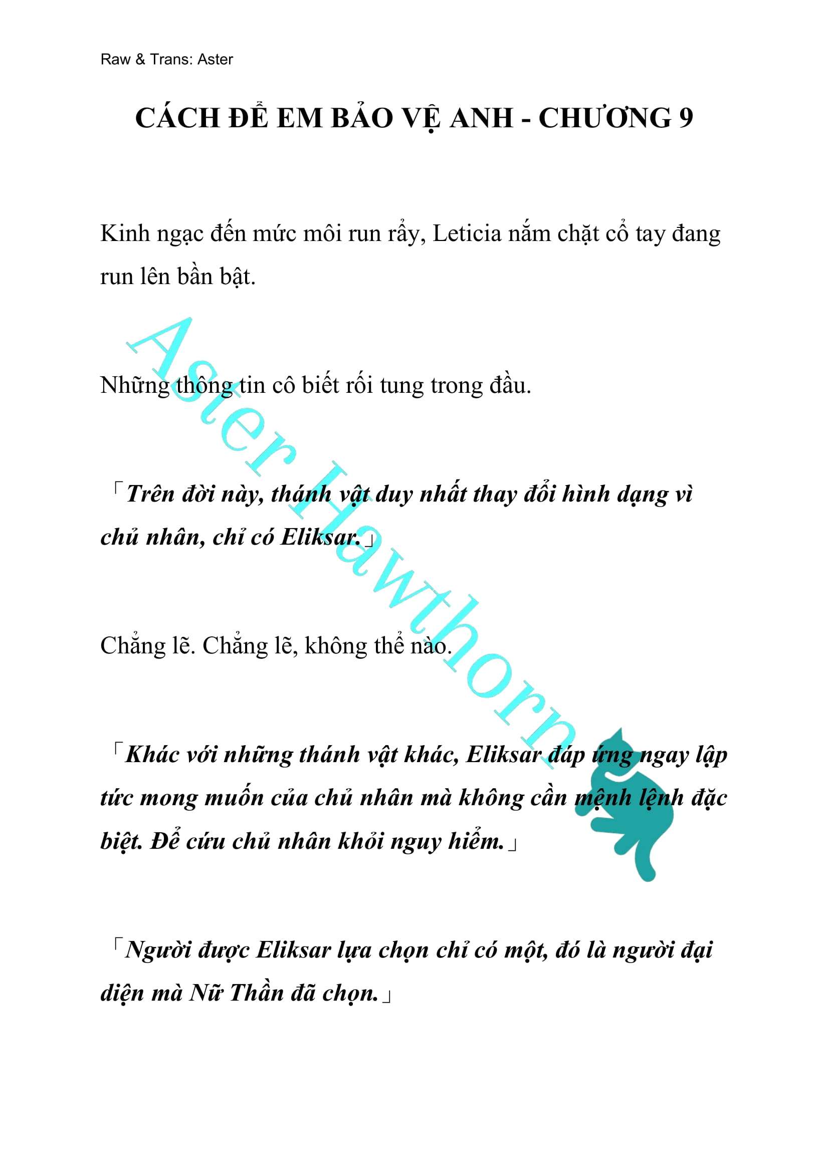 [NOVEL] Cách Để Em Bảo Vệ Anh Chap 9 - Trang 2