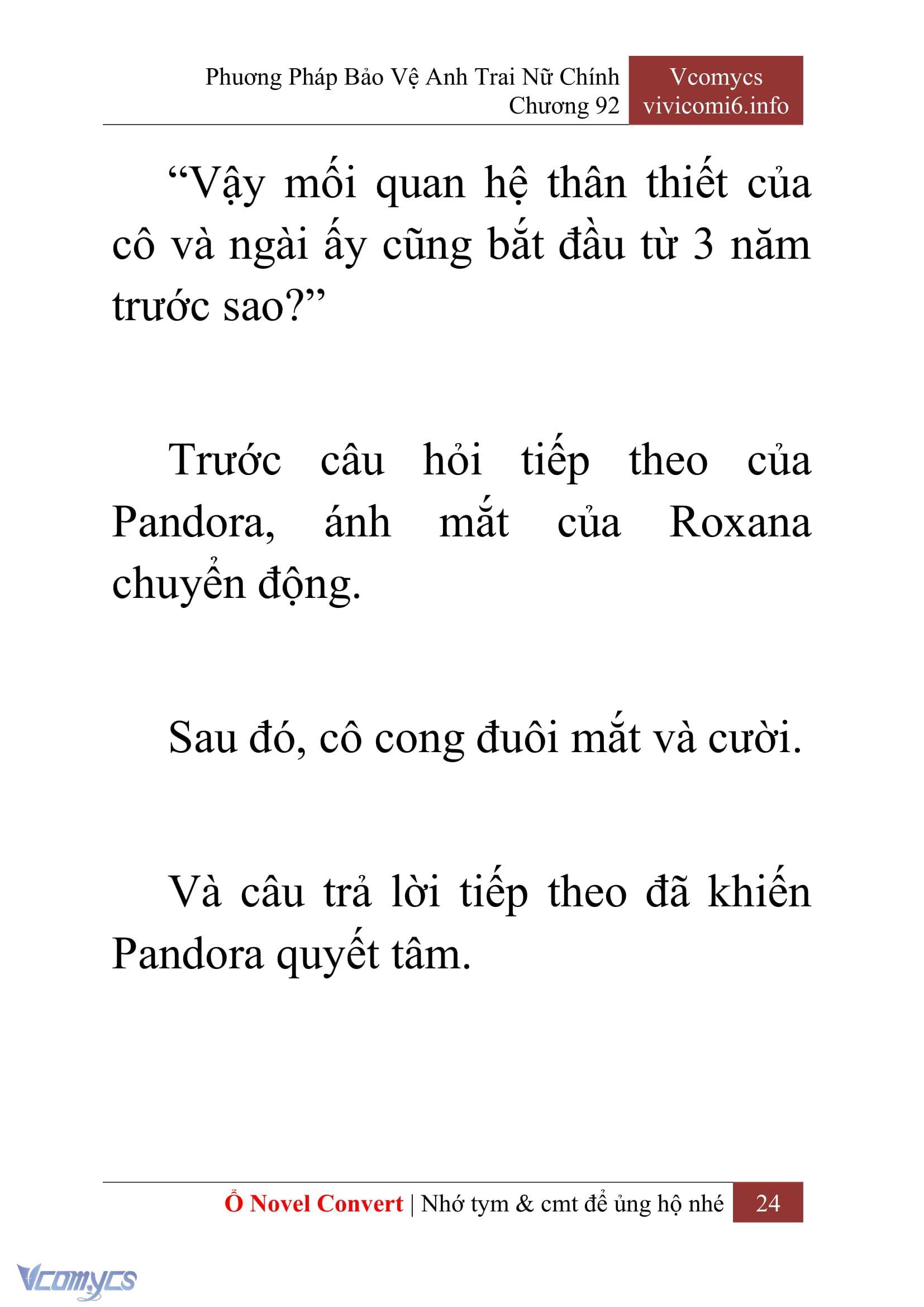 [Novel] Phương Pháp Bảo Vệ Anh Trai Nữ Chính Chap 92 - Trang 2