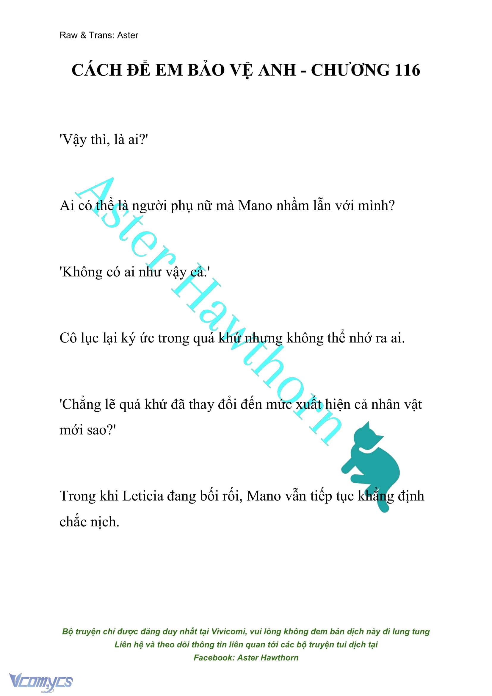 [NOVEL] Cách Để Em Bảo Vệ Anh Chap 116 - Trang 2
