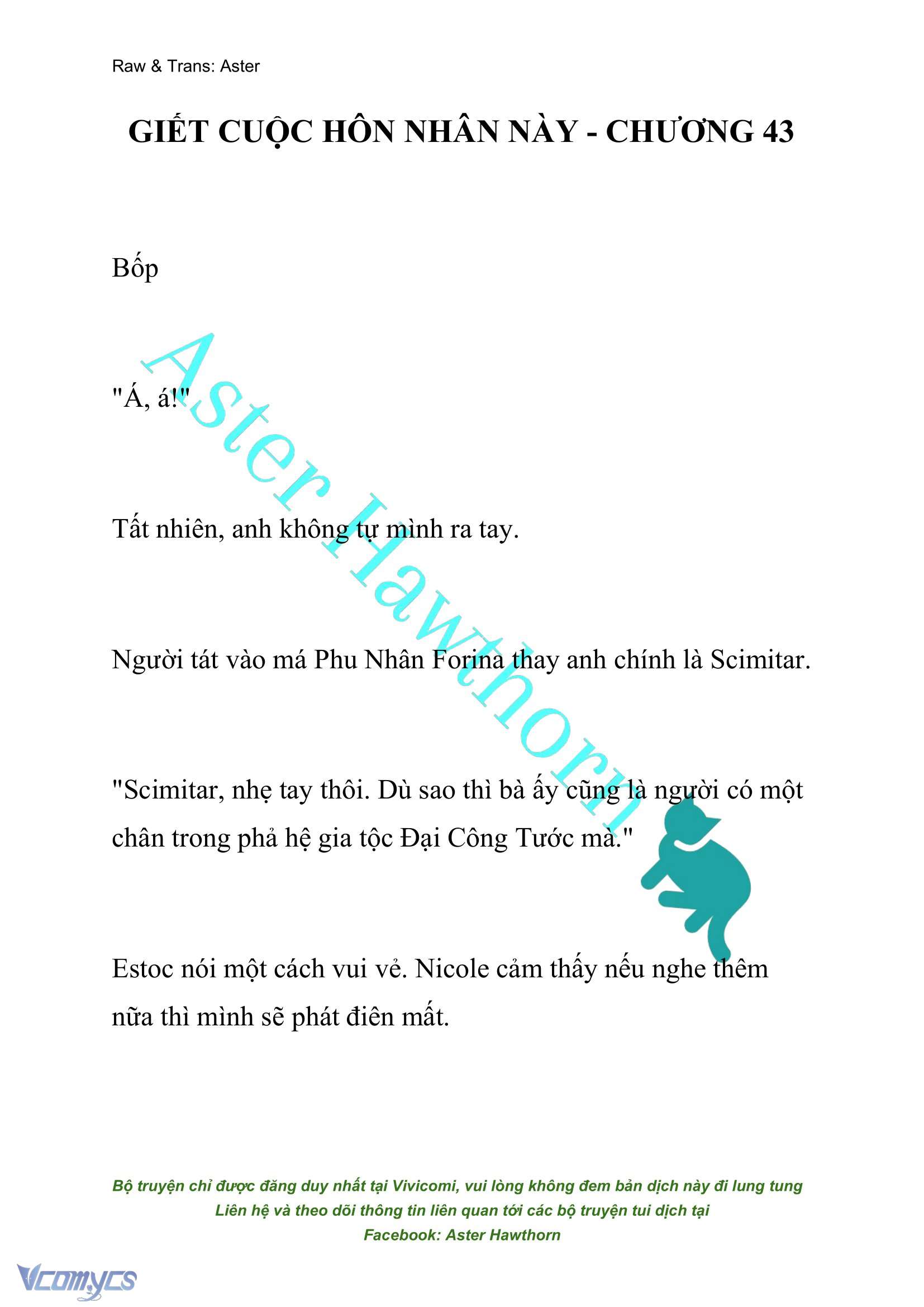 [NOVEL] Giết Cuộc Hôn Nhân Này Chap 43 - Trang 2